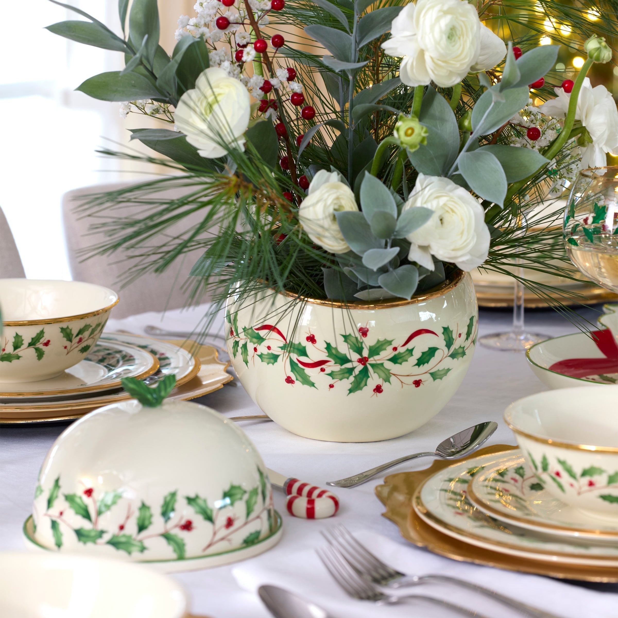Lenox Premium Holiday Ornament Cookie Jar - Image 3