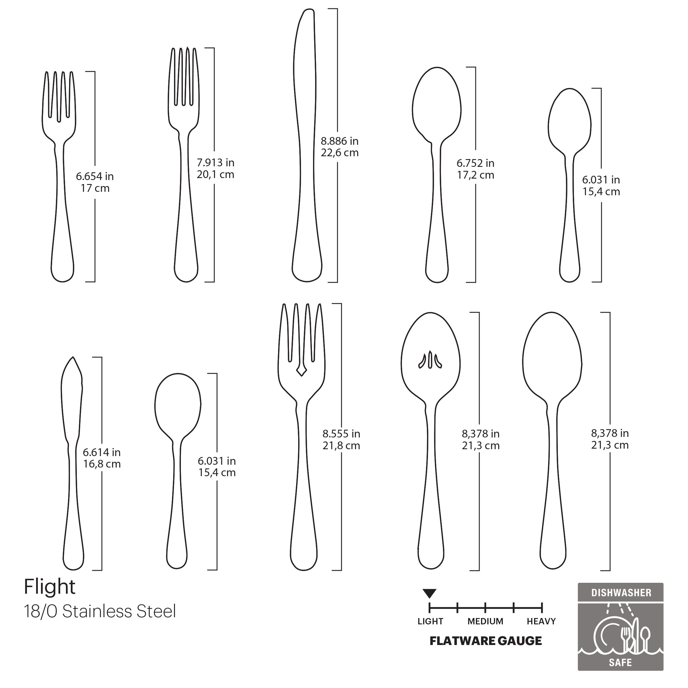 Lenox Premium Flight 45-Piece Flatware Set - Image 4