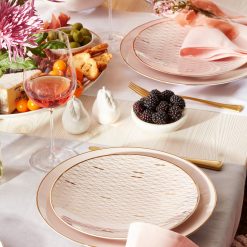 Alternative view of Lenox Premium Trianna Blush 12-Piece Dinnerware Set