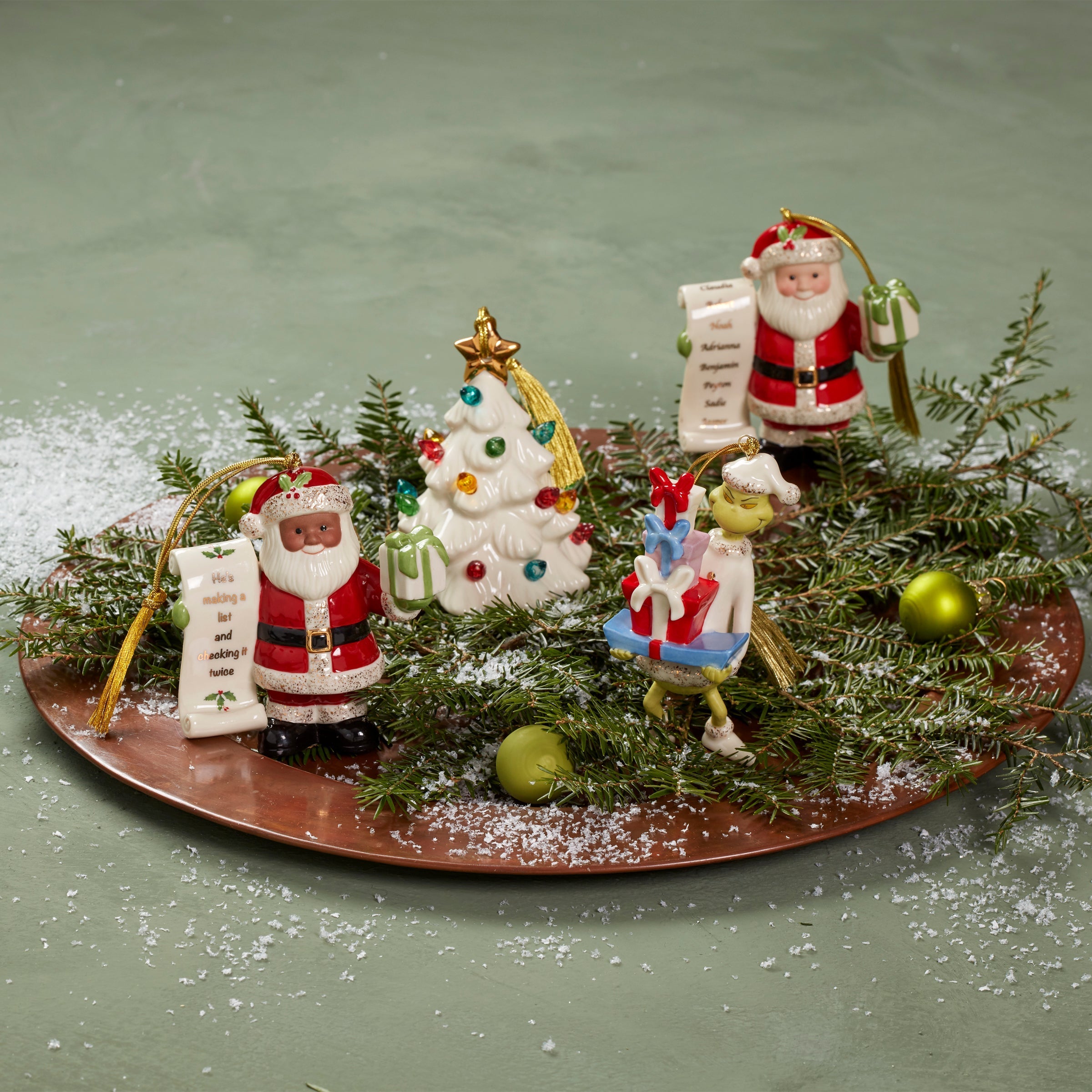 Lenox Premium Treasured Traditions Lit Tree Ornament - Image 4