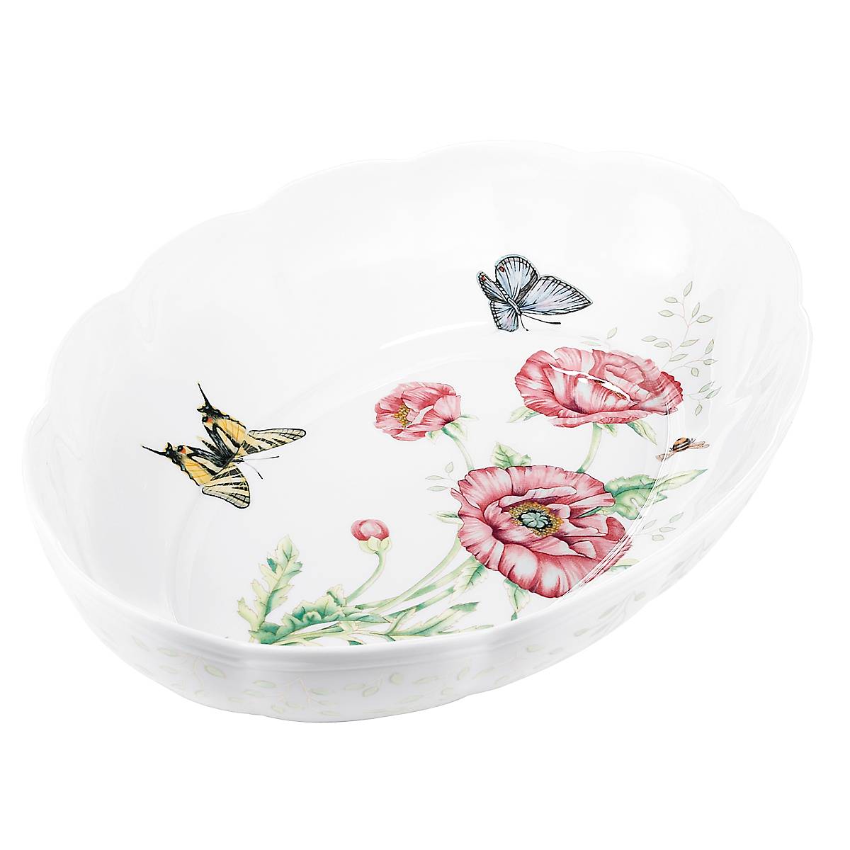 Lenox Premium Butterfly Meadow Scalloped Oval Baker - Image 5