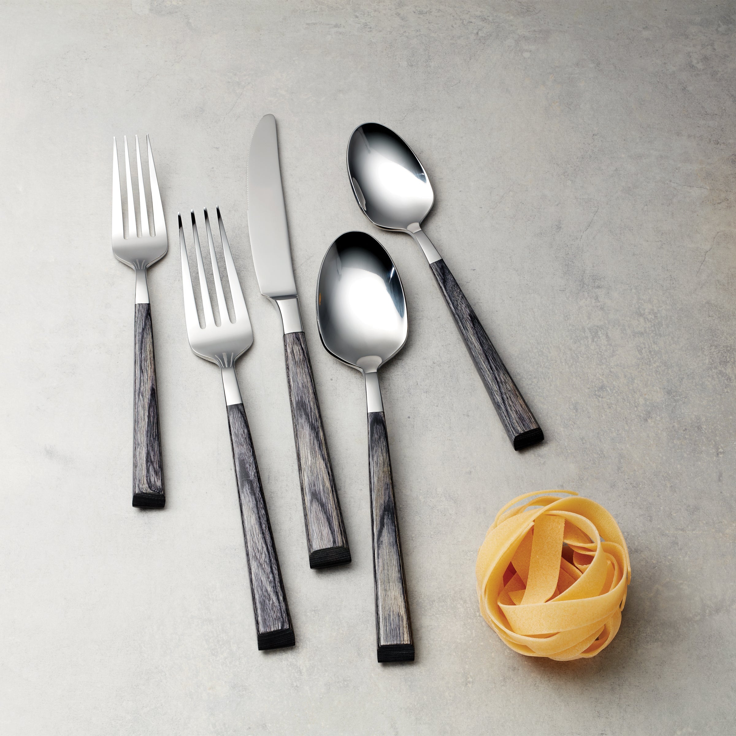 Lenox Premium Coronado Charcoal 5-Piece Place Setting - Image 2