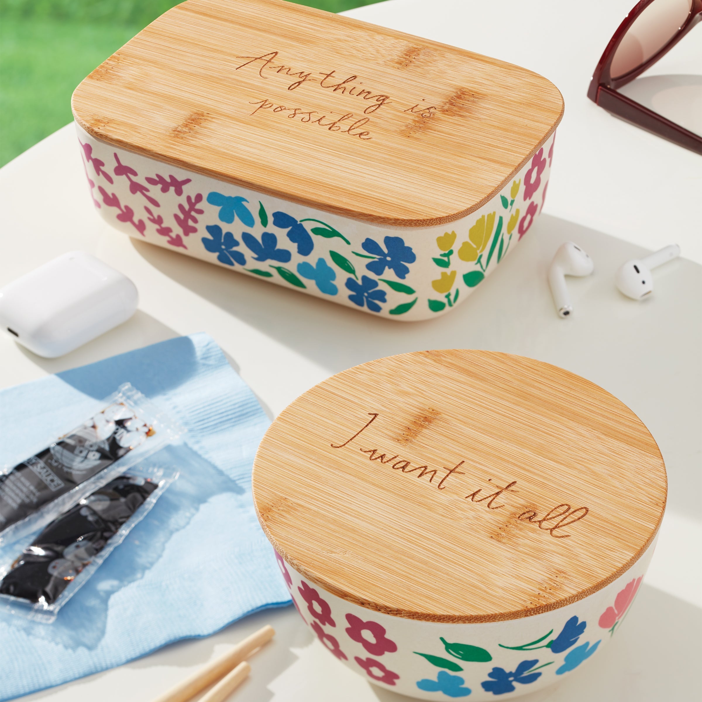 Lenox Premium Floral Fields 2-Piece Container Set - Image 4