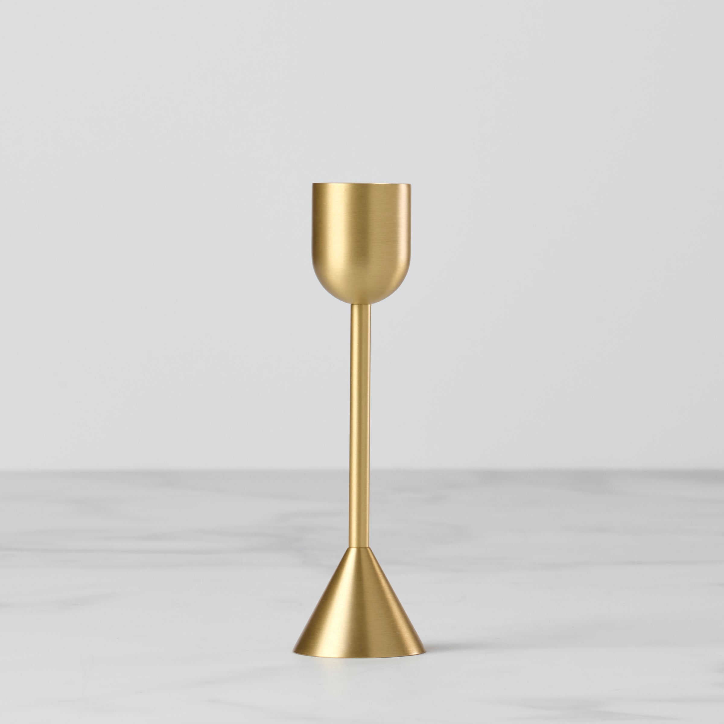 Lenox Premium Light Gold Tall Taper Candle Holder