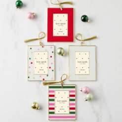Alternative view of Lenox Premium Be Jolly Stripe Mini Frame Ornament
