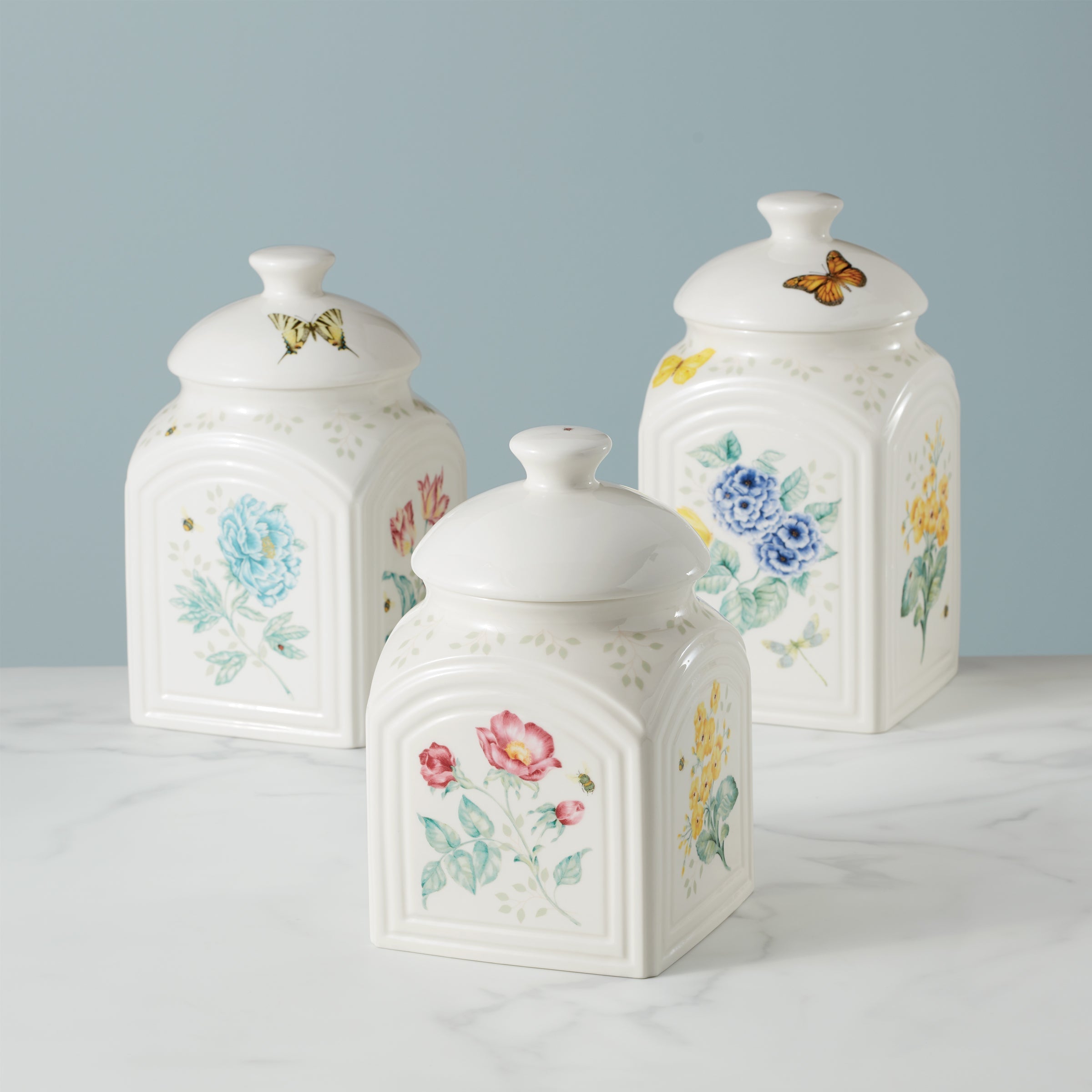 Lenox Premium Butterfly Meadow 3-Piece Canister Set - Image 2