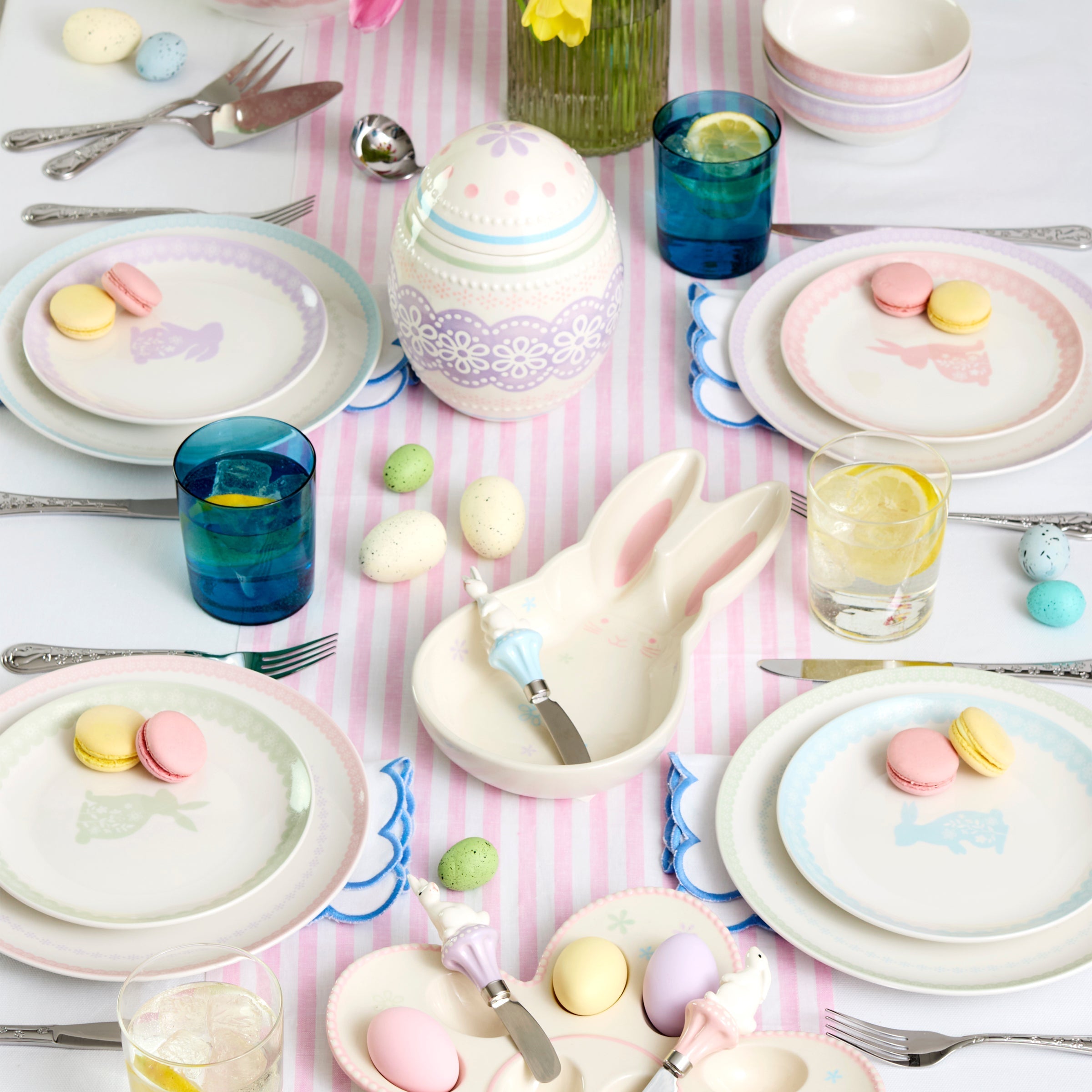 Lenox Premium Bunny Hop Easter Egg Platter - Image 4