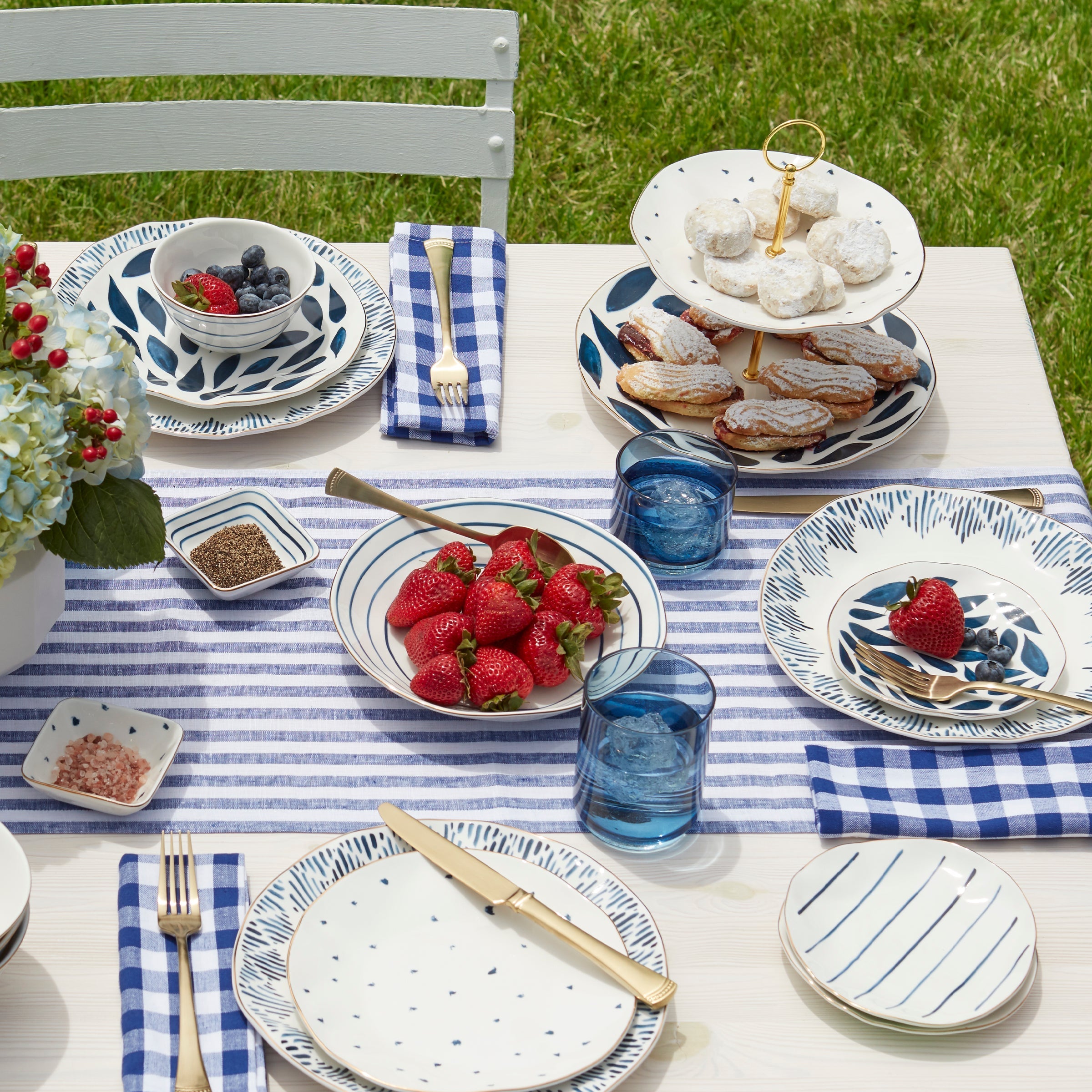 Lenox Premium Blue Bay 12-Piece Dessert Set - Image 6
