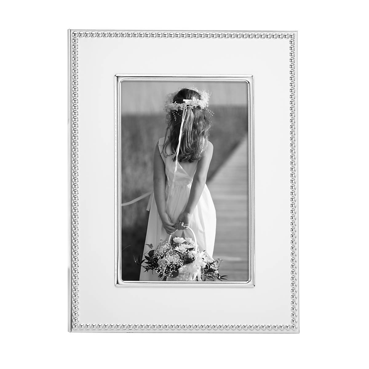 Lenox Premium Lyndon Silverplate 4x6 Photo Frame - Image 2
