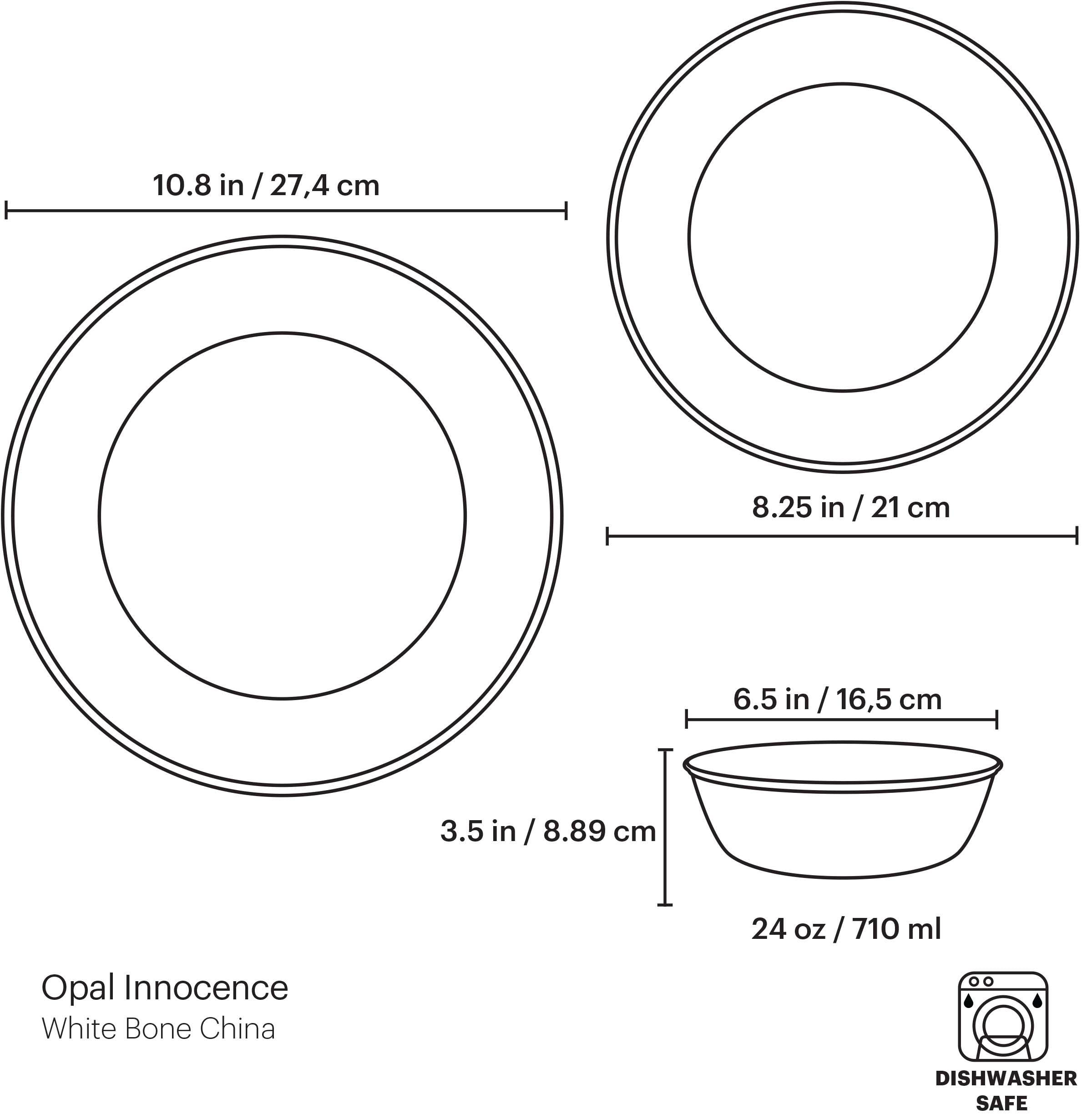 Lenox Premium Opal Innocence 3-Piece Place Setting - Image 5