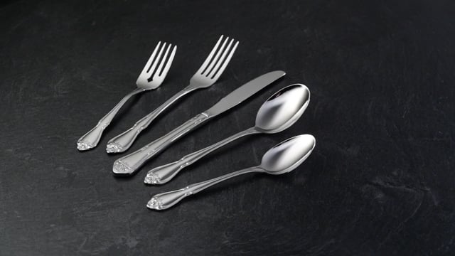 Lenox Premium True Rose 45 Piece Everyday Flatware Set, Service For 8 - Image 4