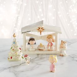 Alternative view of Lenox Premium Peanuts 7-Piece Christmas Pageant Figurines