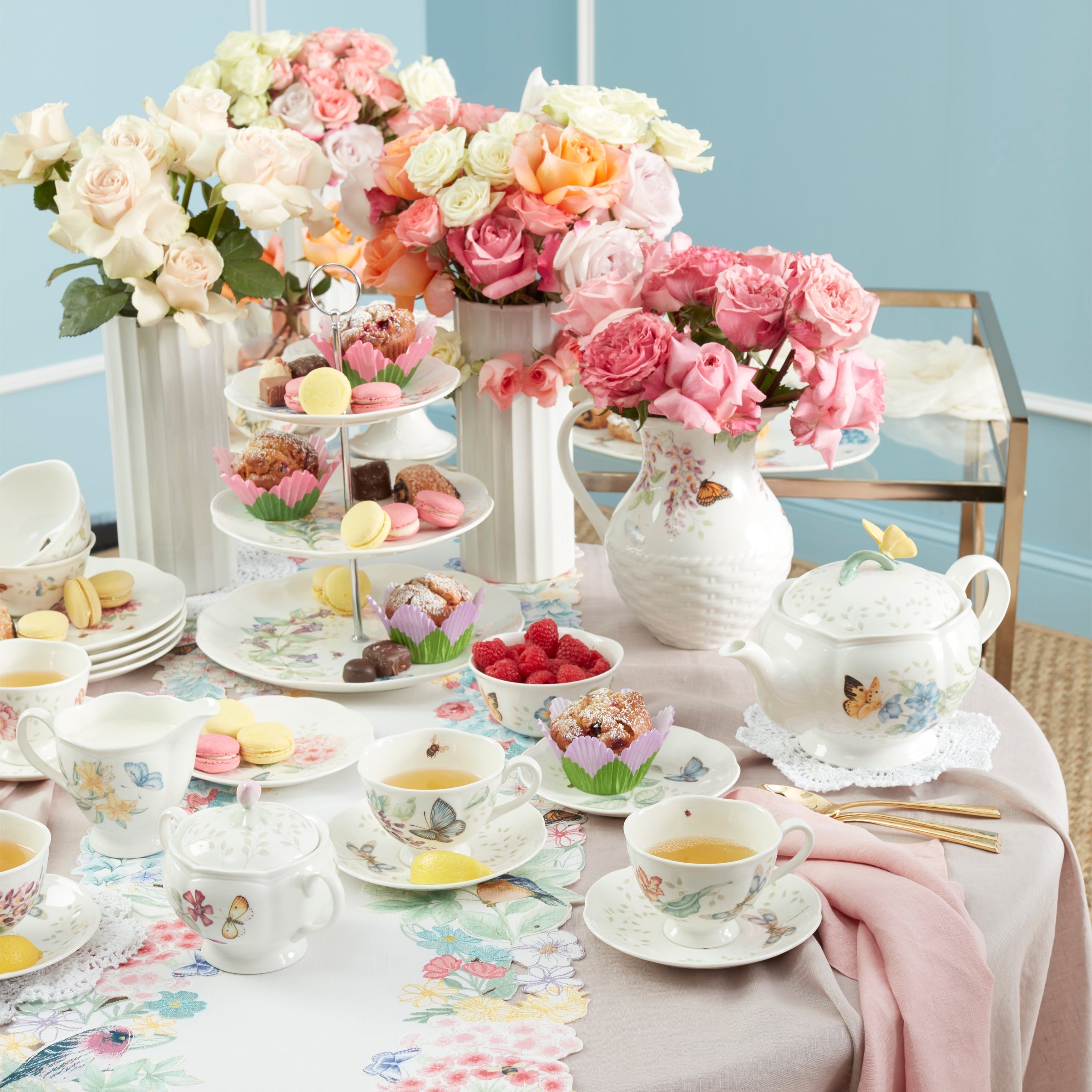 Lenox Premium Butterfly Meadow 28-Piece Dinnerware Set - Image 18
