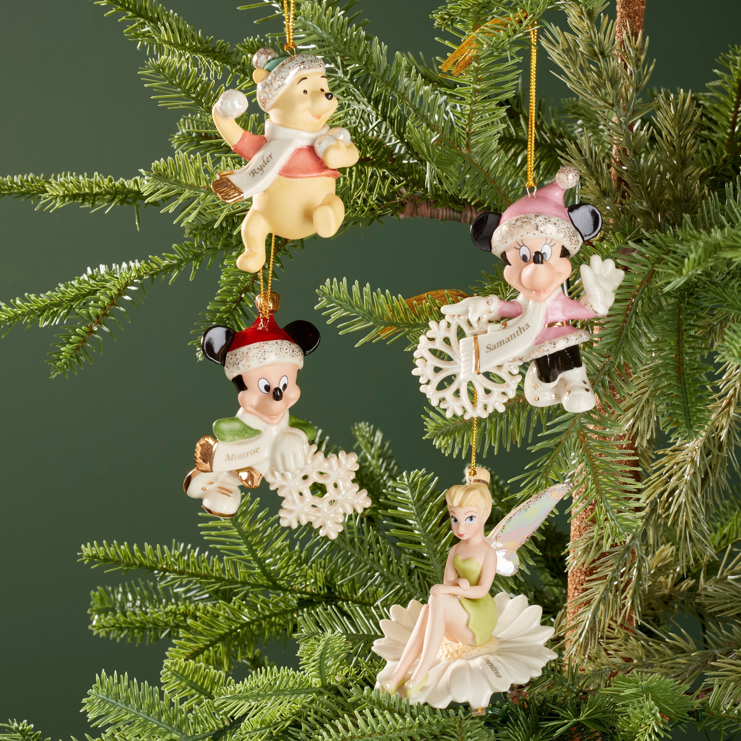 Lenox Premium Personalized Mickey Mouse Snowflake Ornament - Image 5