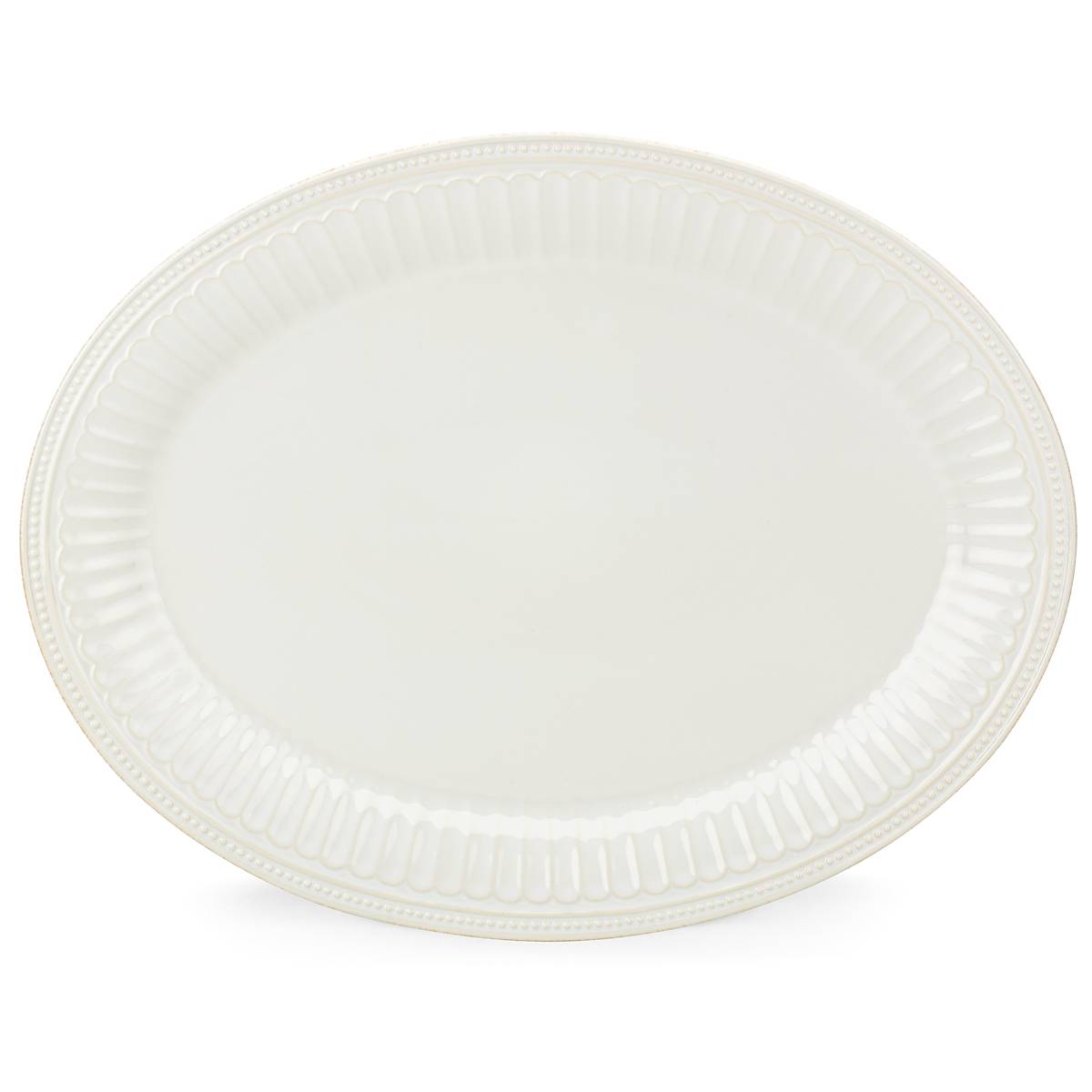 Lenox Premium French Perle Groove White Platter - Image 2