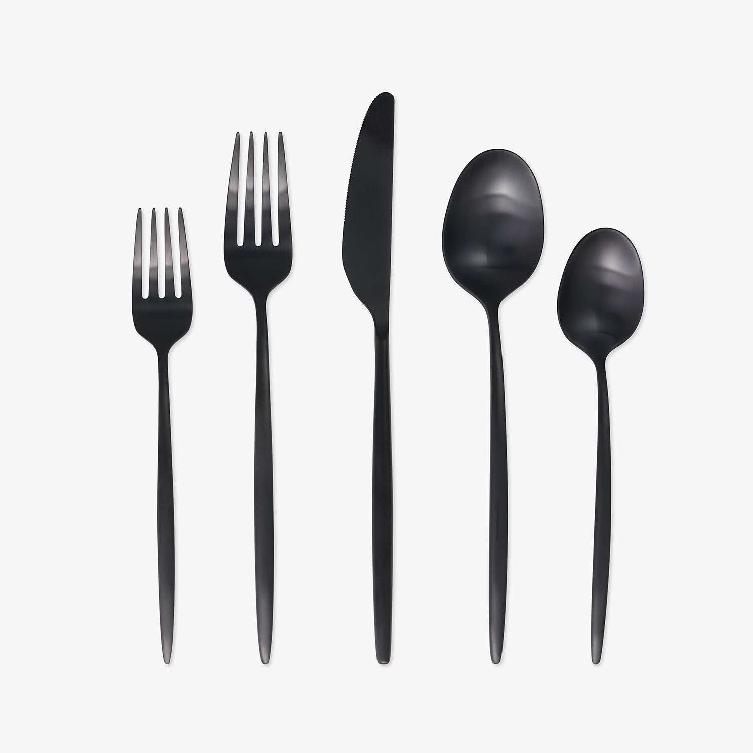 Lenox Premium Gaze Black Satin 20-Piece Flatware Set - Image 3