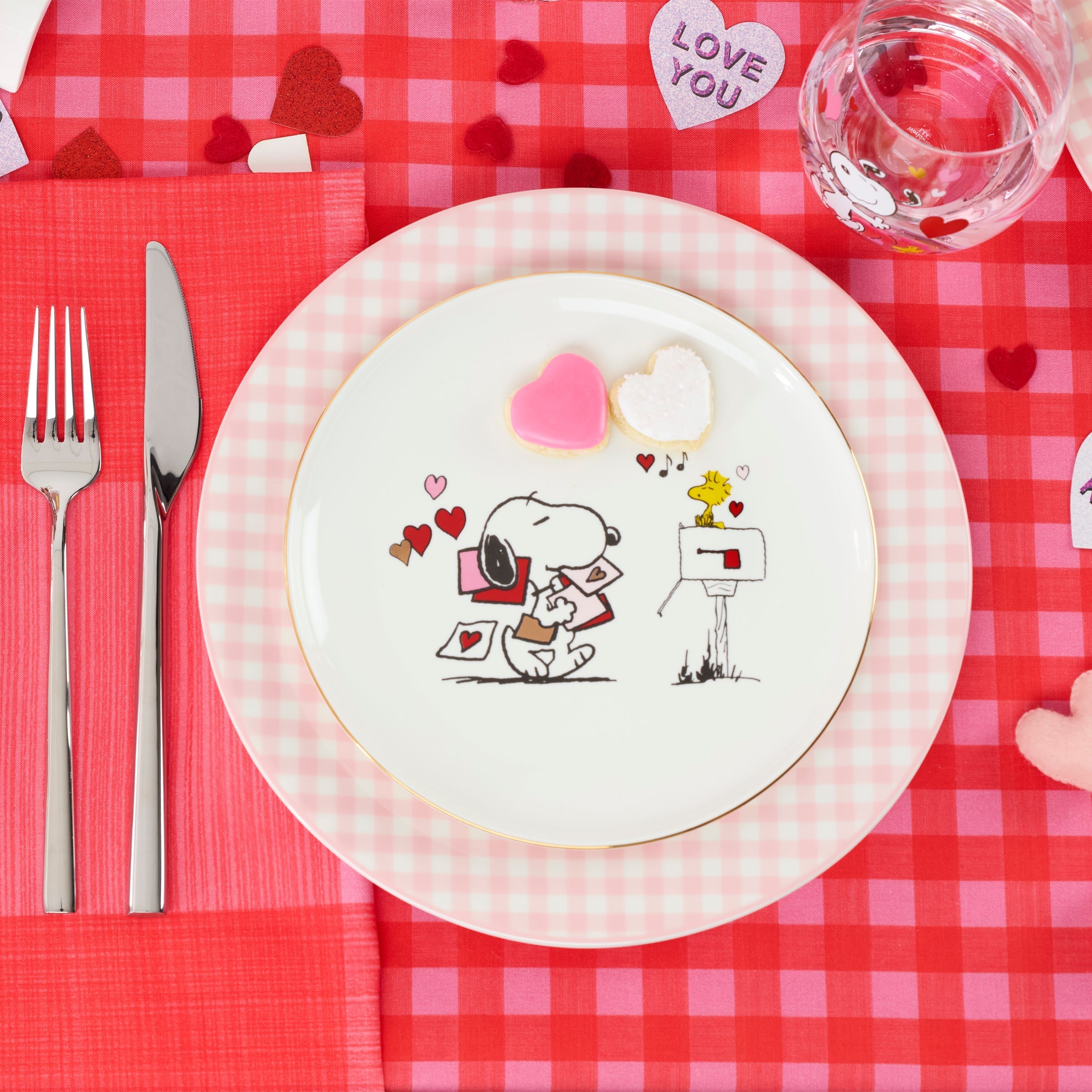 Lenox Premium Snoopy Valentine's Day Accent Plates, Set of 4 - Image 5