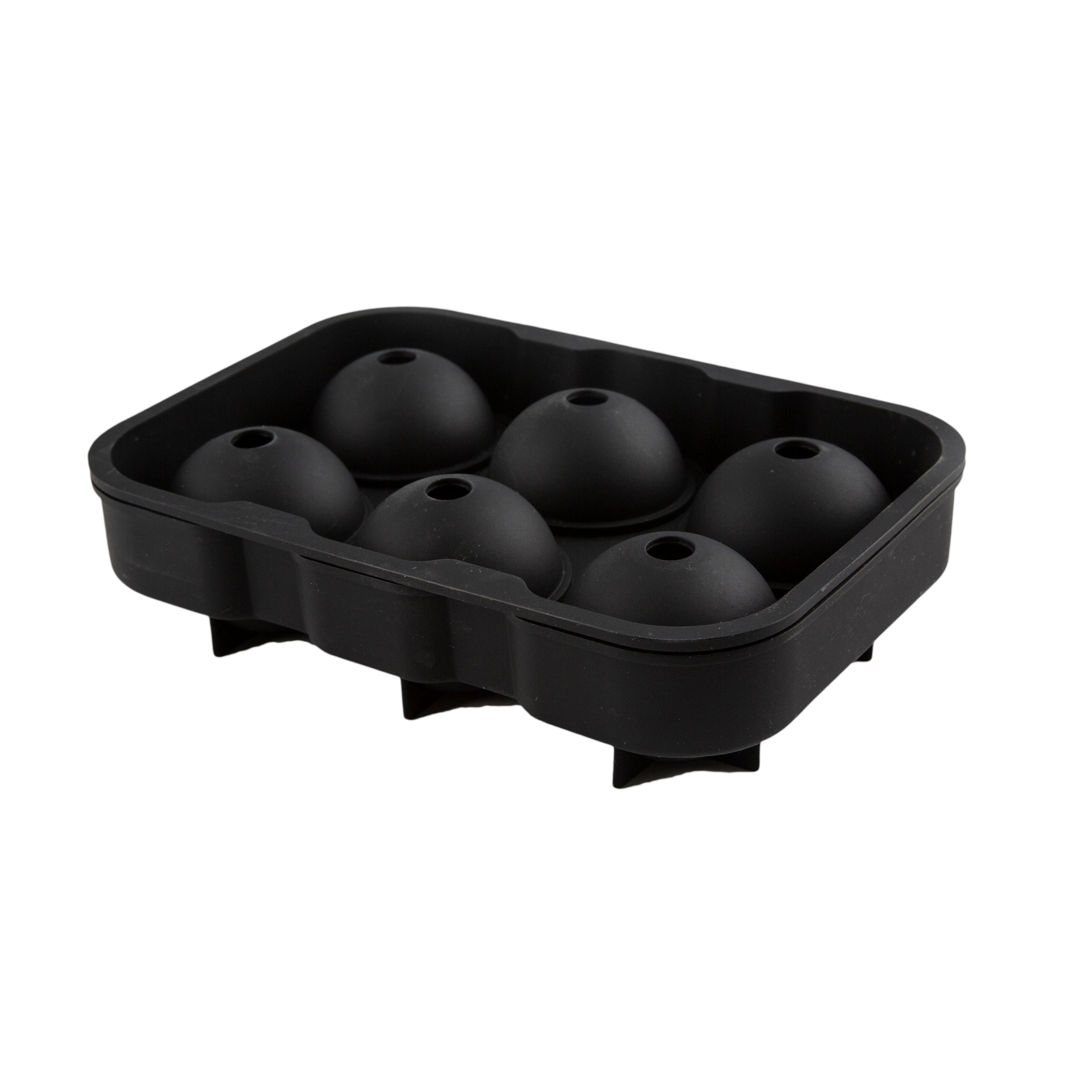 Lenox Premium Black Round Silicone Ice Mold