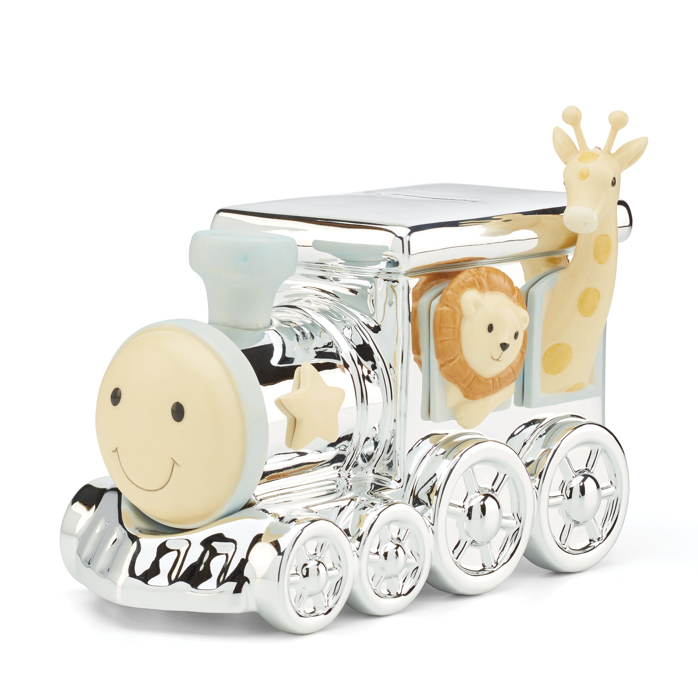 Lenox Premium Animal Train Silverplate Bank