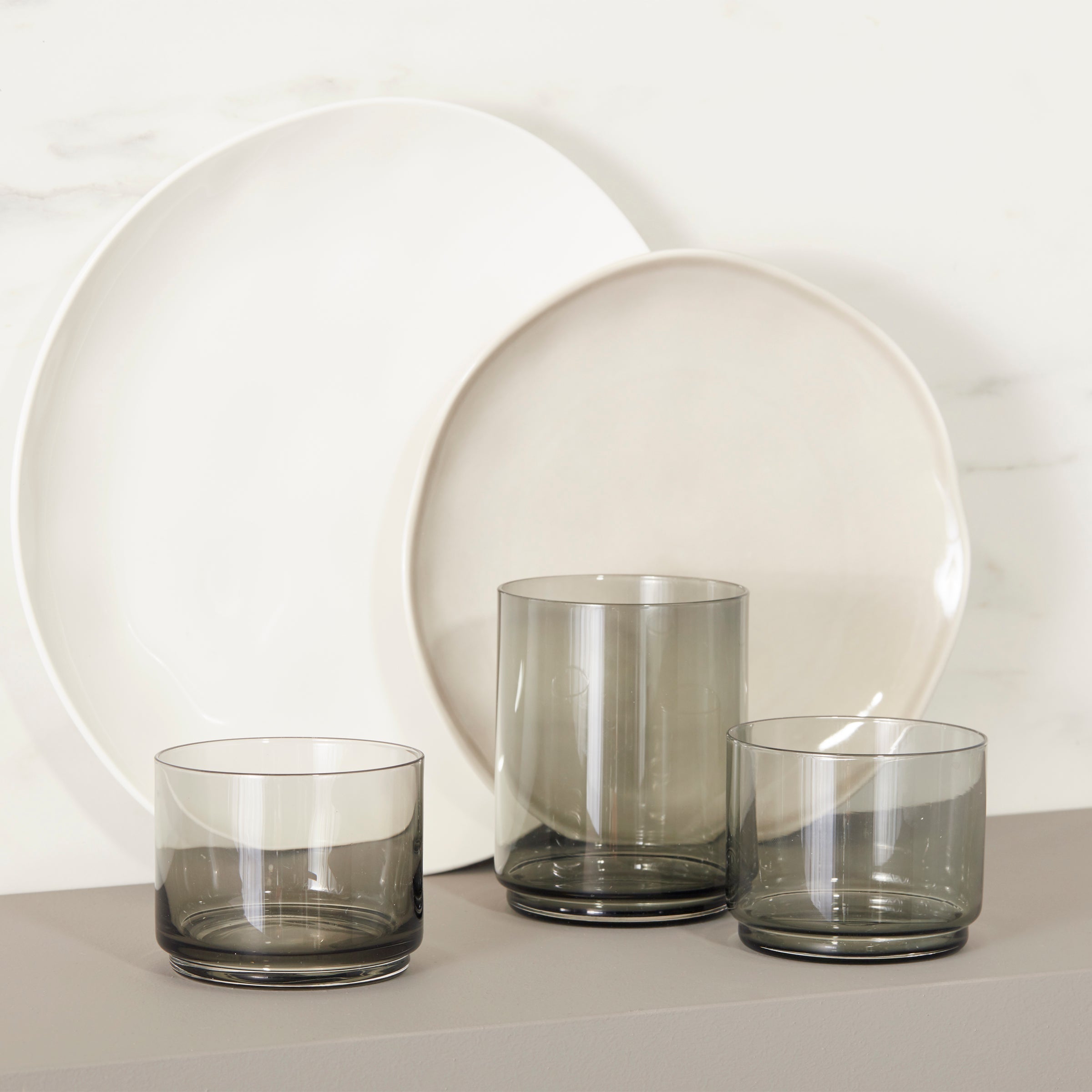 Lenox Premium Bay Colors White 12-Piece Dinnerware Set - Image 6