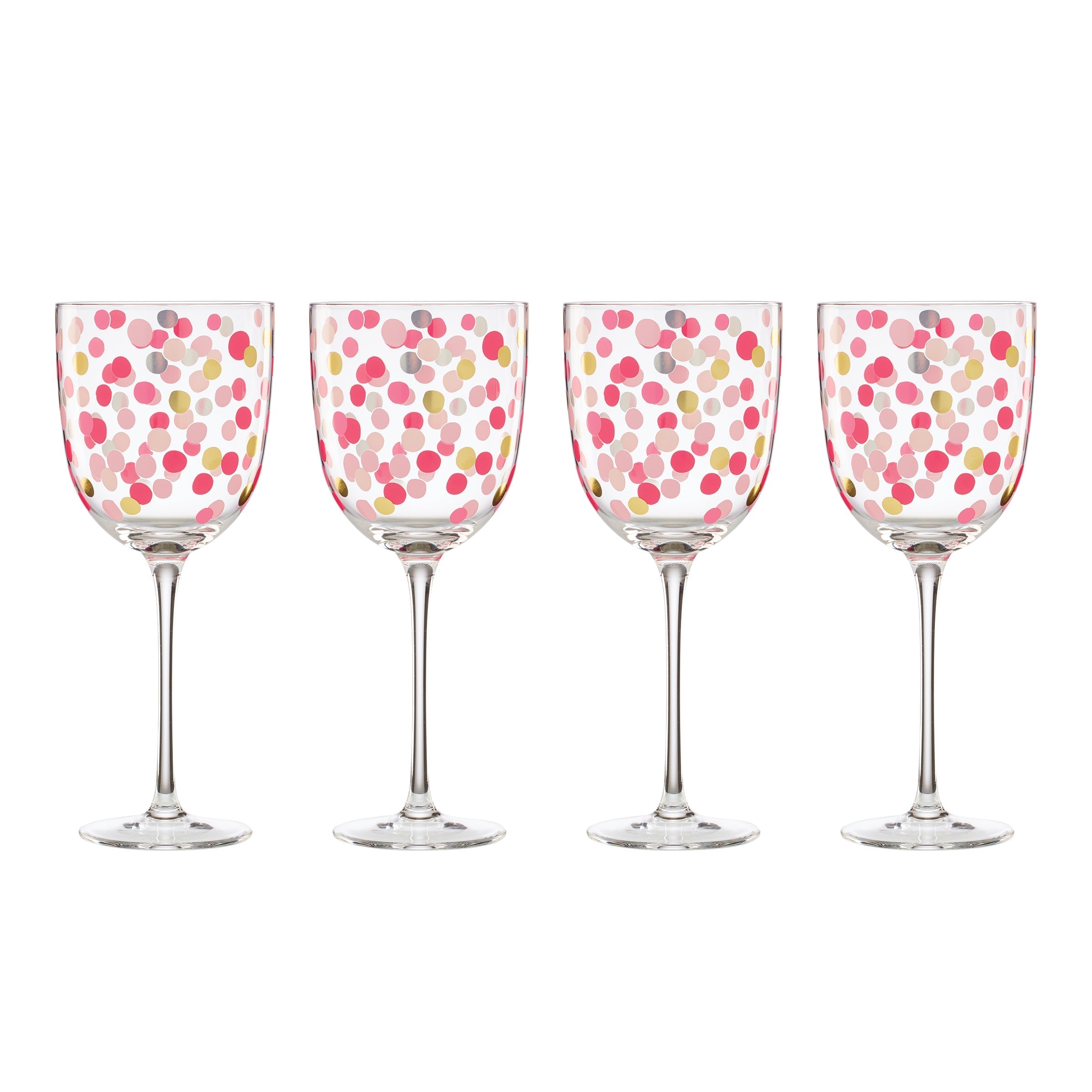 Lenox Premium It's Raining Confetti Wine Glasses, Set of 4 - Image 3
