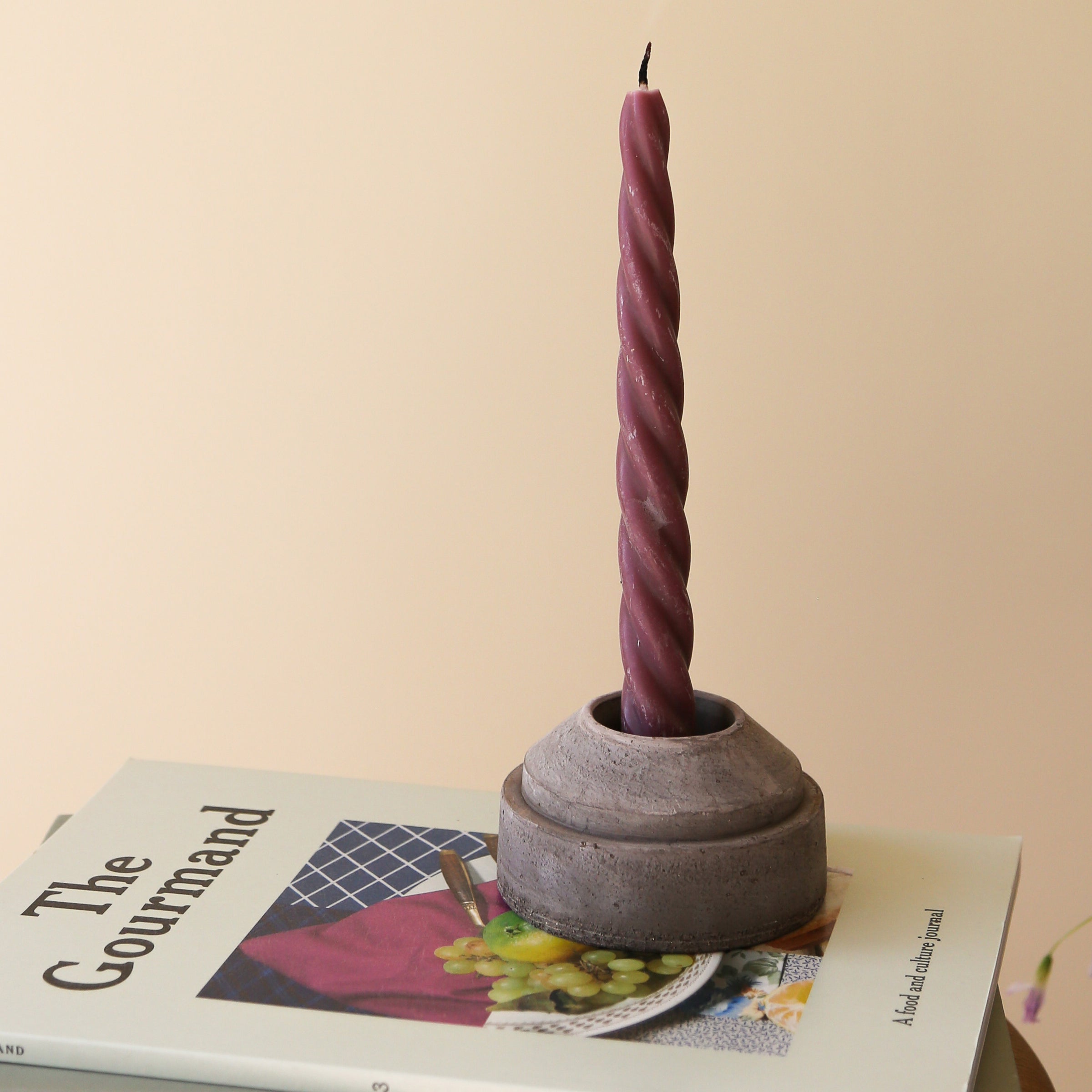 Lenox Premium Hoff Raw Grey Candleholder - Image 4