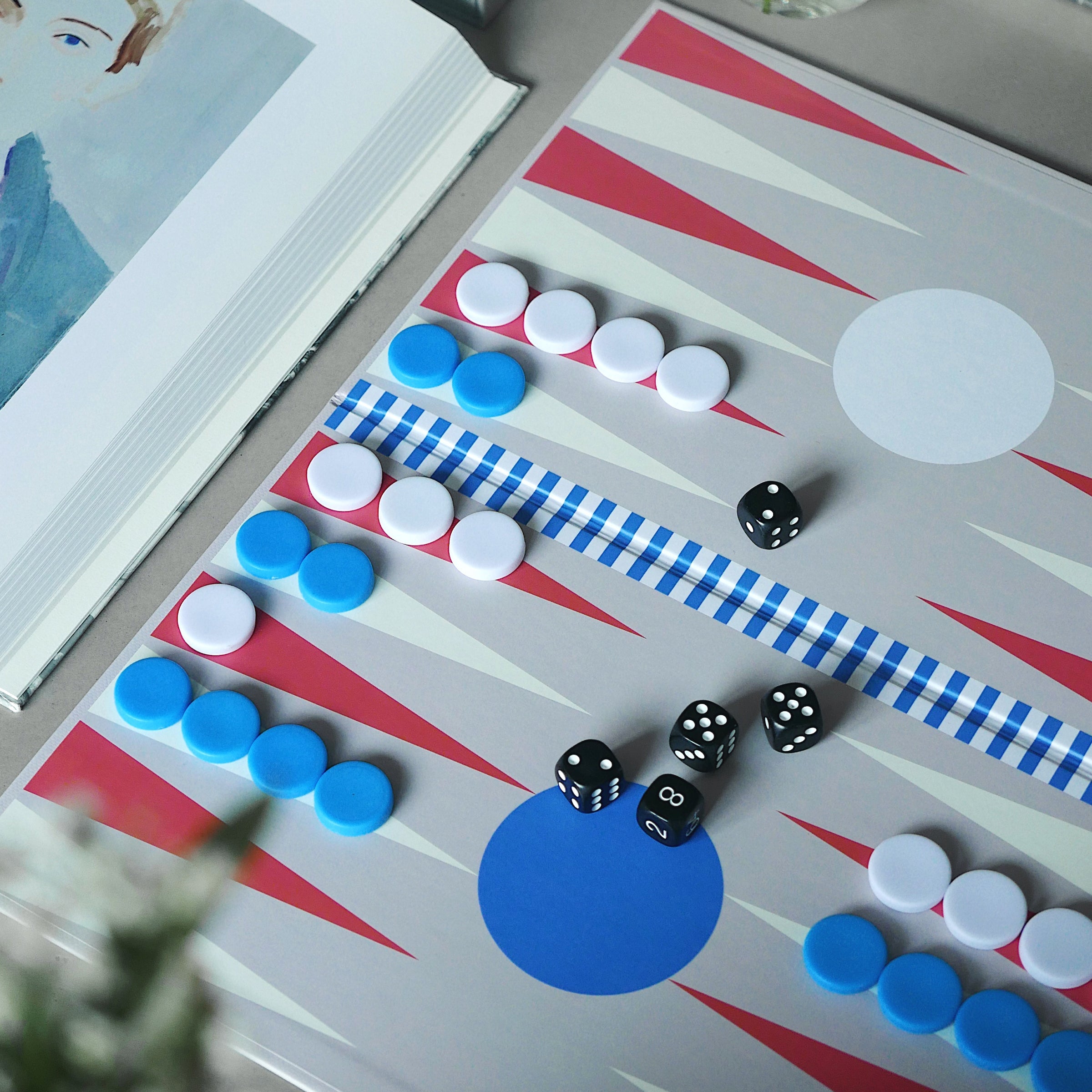 Lenox Premium The Art of Backgammon Board Game - Image 3