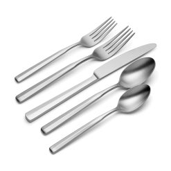 Alternative view of Lenox Premium Ryder Satin 20-Piece Flatware Set