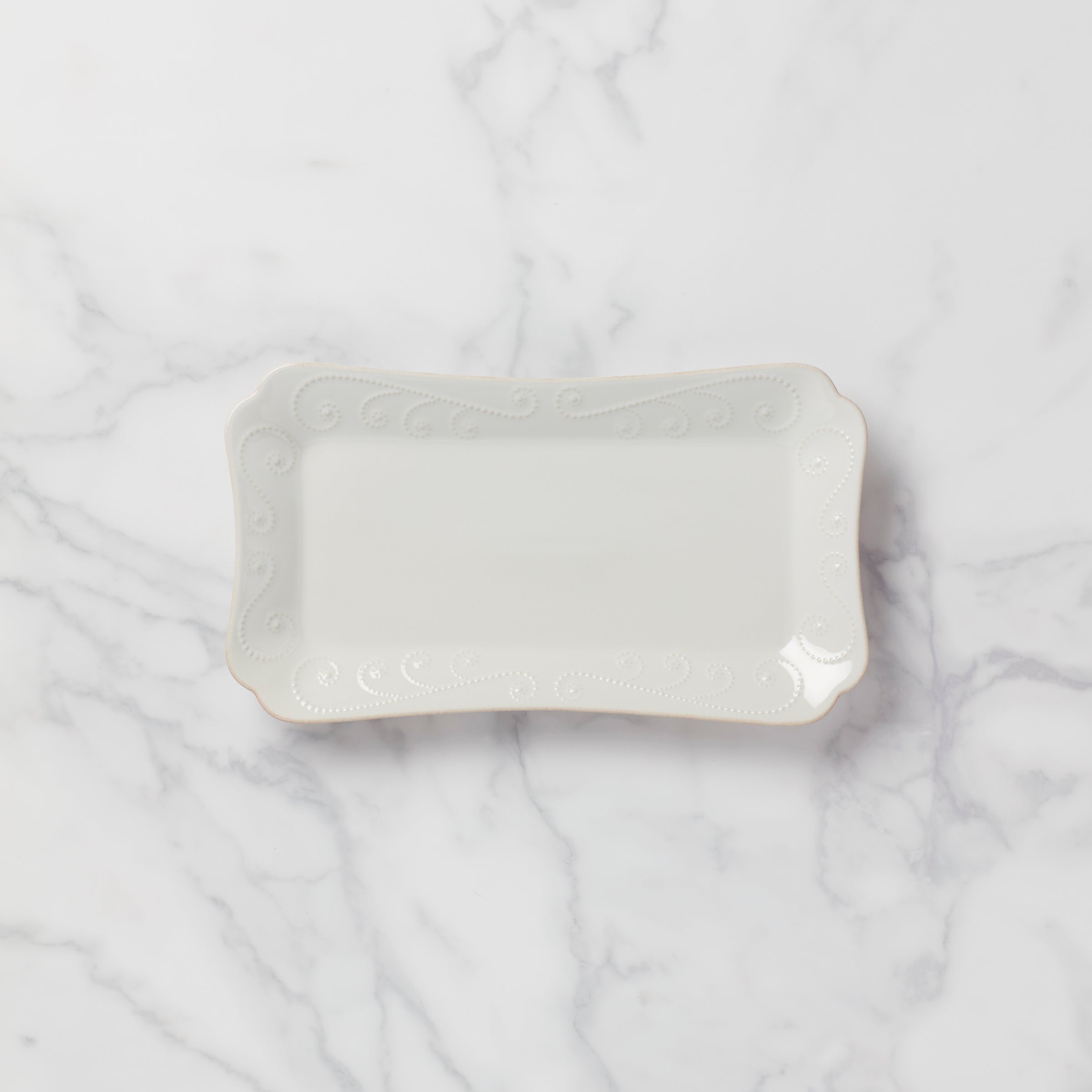 Lenox Premium French Perle White Hors d'Oeuvres Tray