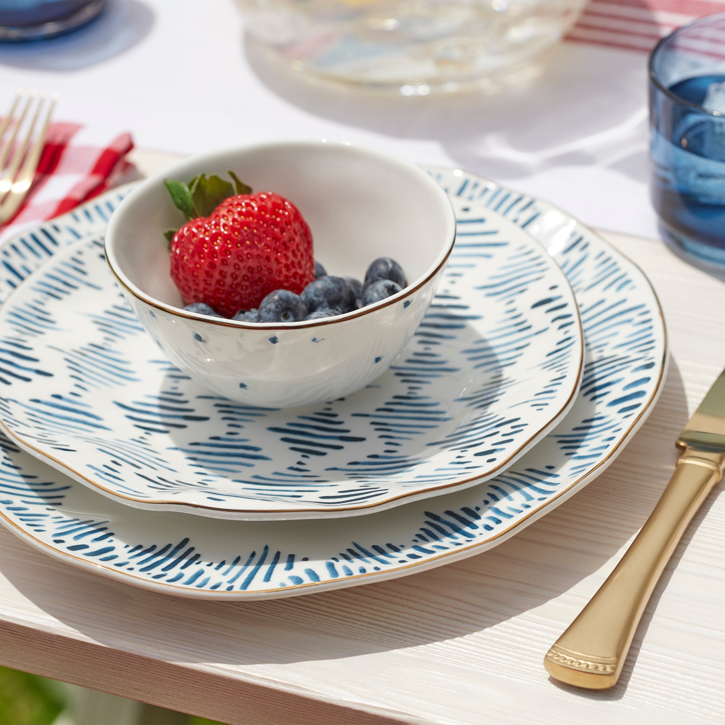 Lenox Premium Blue Bay 12-Piece Dessert Set - Image 4