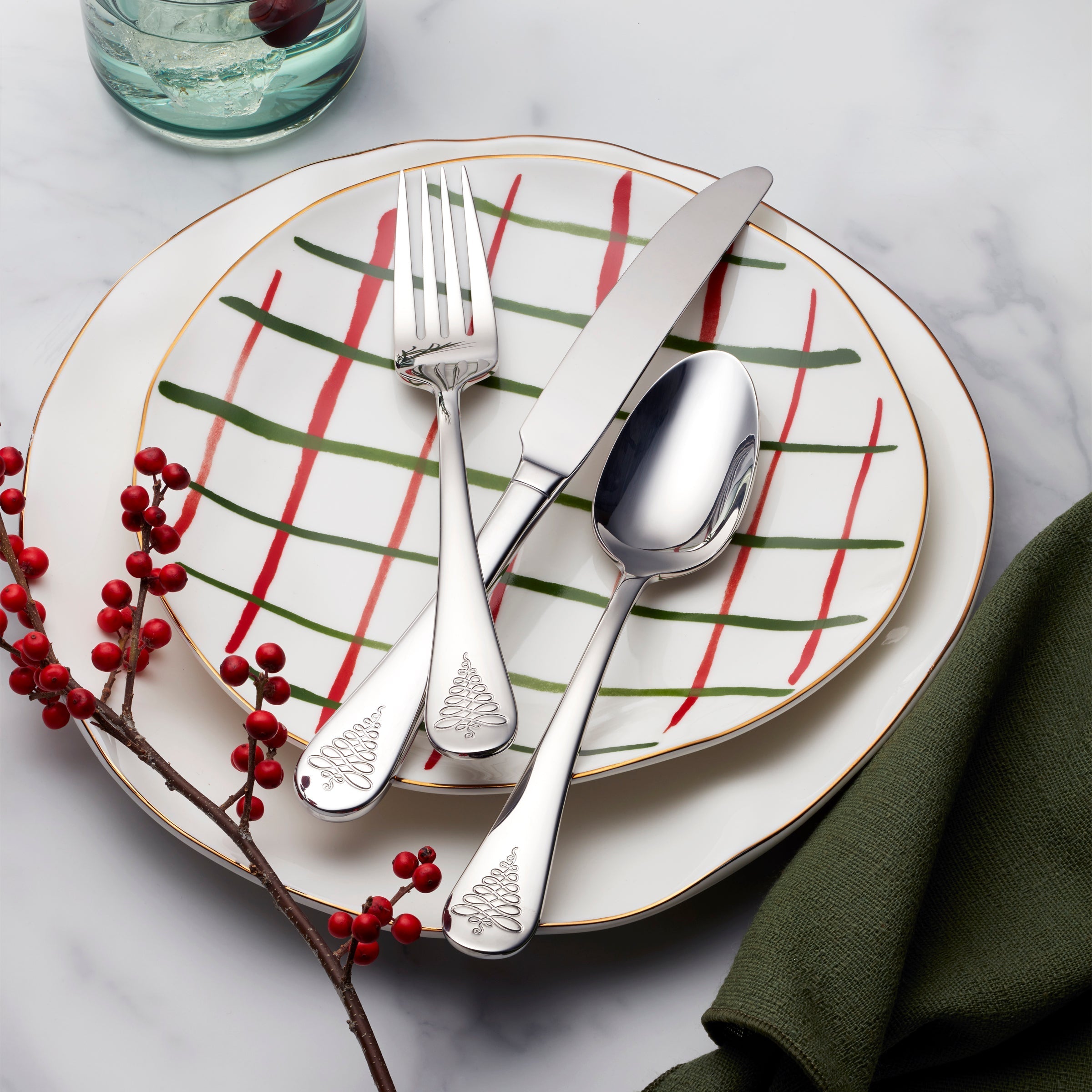 Lenox Premium Noella 65-Piece Flatware Set - Image 5