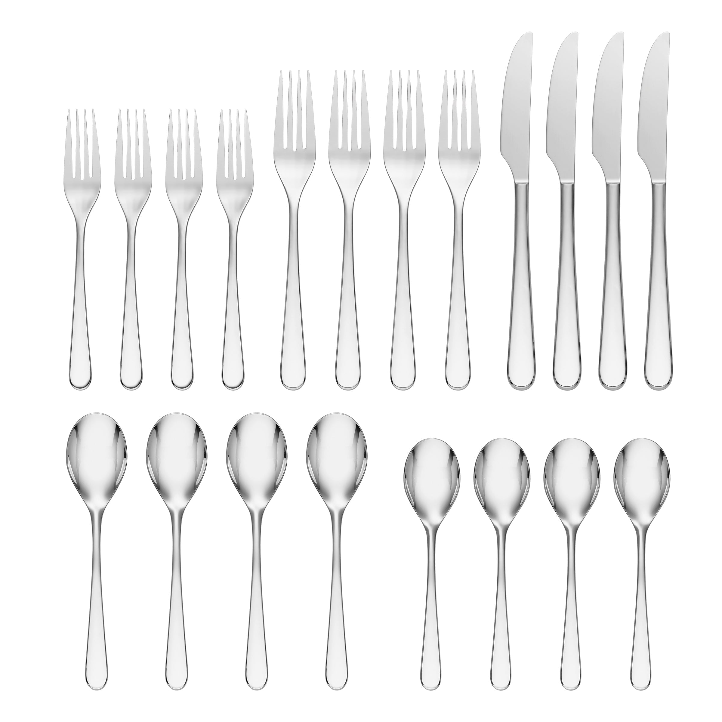 Lenox Premium Kenbrook 20-Piece Flatware Set - Image 2