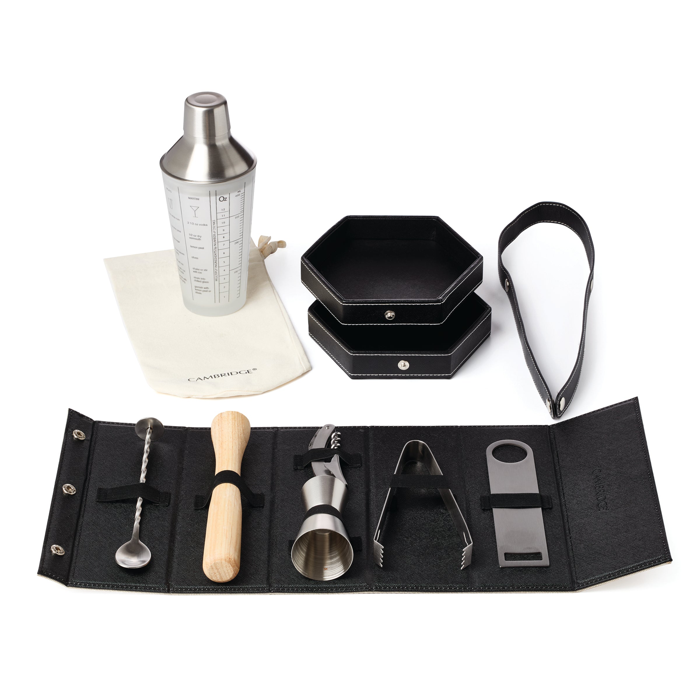 Lenox Premium Canvas Travel Bar Tool Set - Image 2