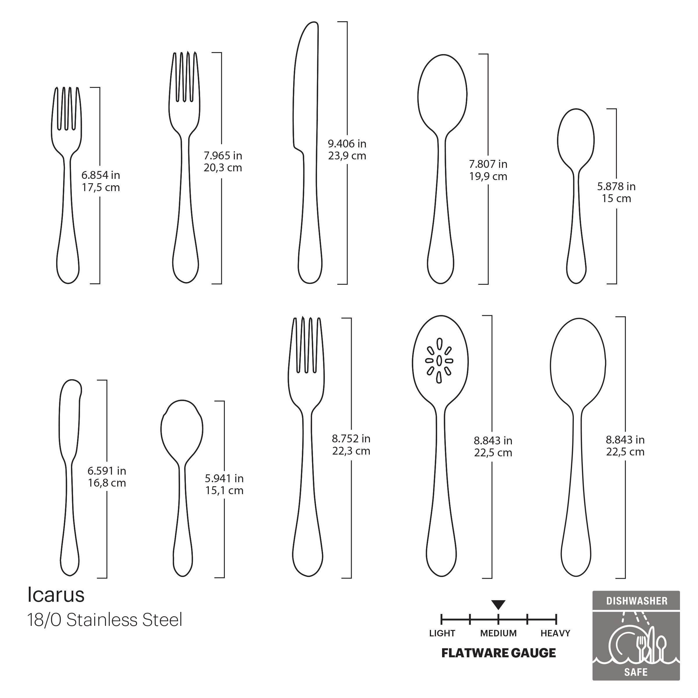 Lenox Premium Icarus 45-Piece Flatware Set - Image 2