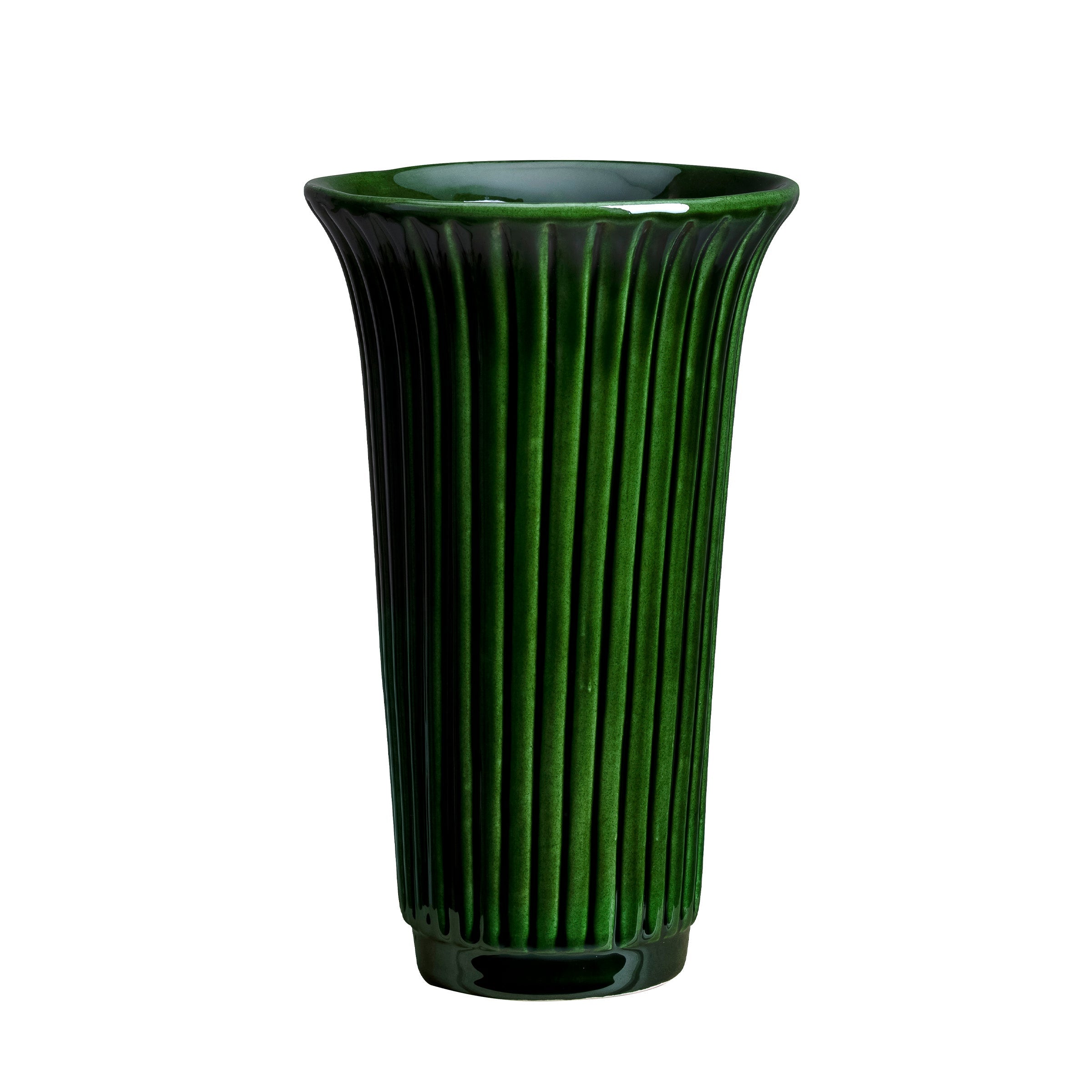 Lenox Premium Daisy Emerald Green Glazed Vase