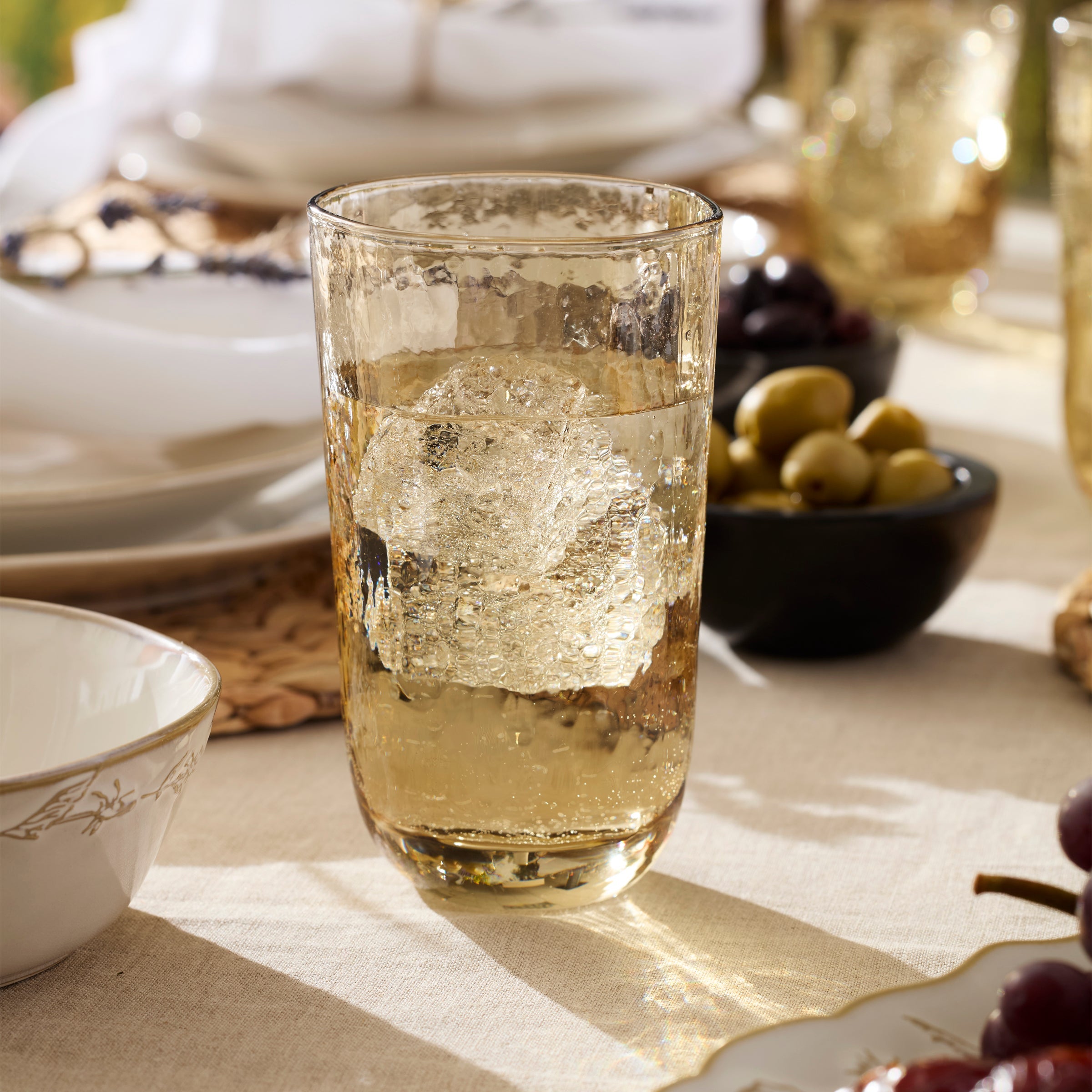 Lenox Premium Homespun Amber Tall Tumbler - Set Of 4 - Image 3