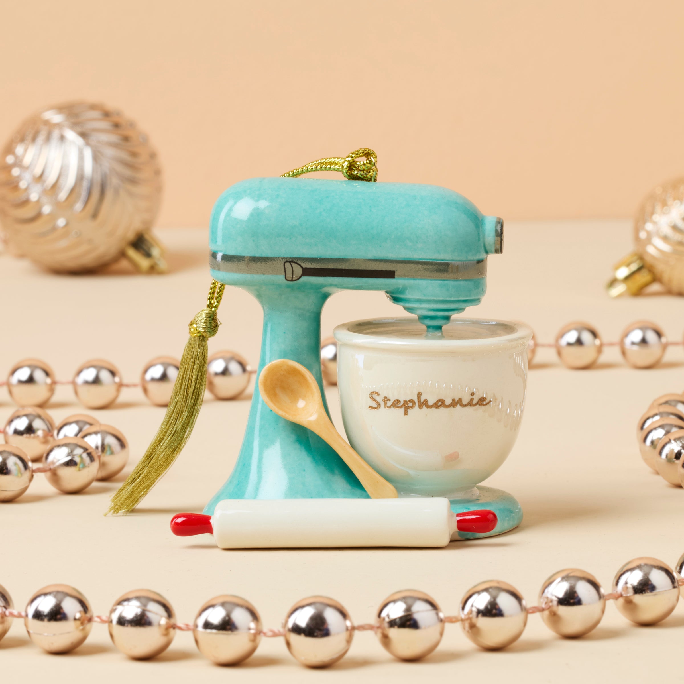 Lenox Premium Personalized Kitchen Mixer Ornament - Image 5