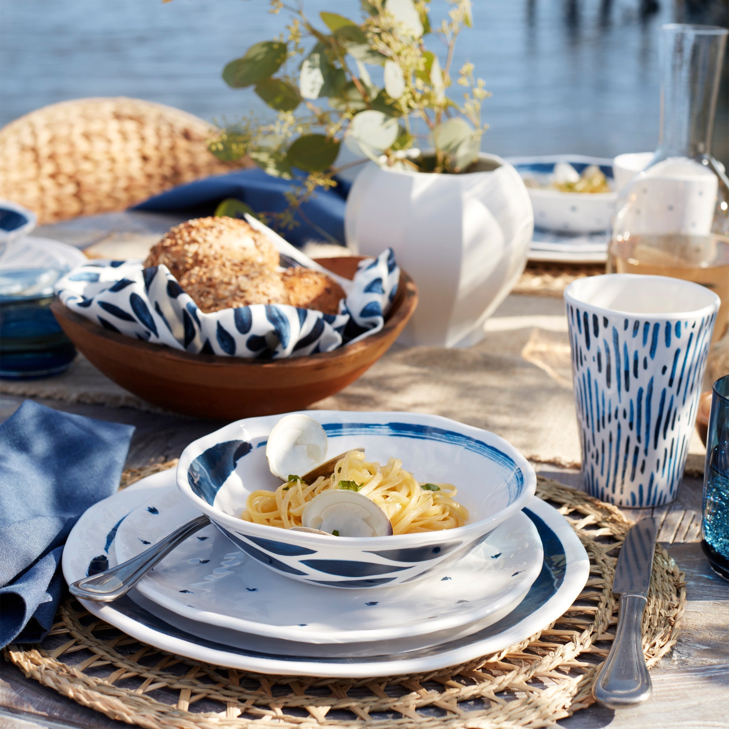 Lenox Premium Blue Bay Melamine Assorted Accent Plates, Set of 4 - Image 10