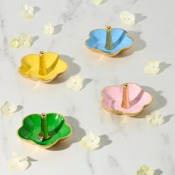 Alternative view of Lenox Premium Make It Pop Pink Metal Ring Dish