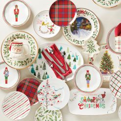 Alternative view of Lenox Premium Holiday Dinnerware Dinner Plates, Set of 4