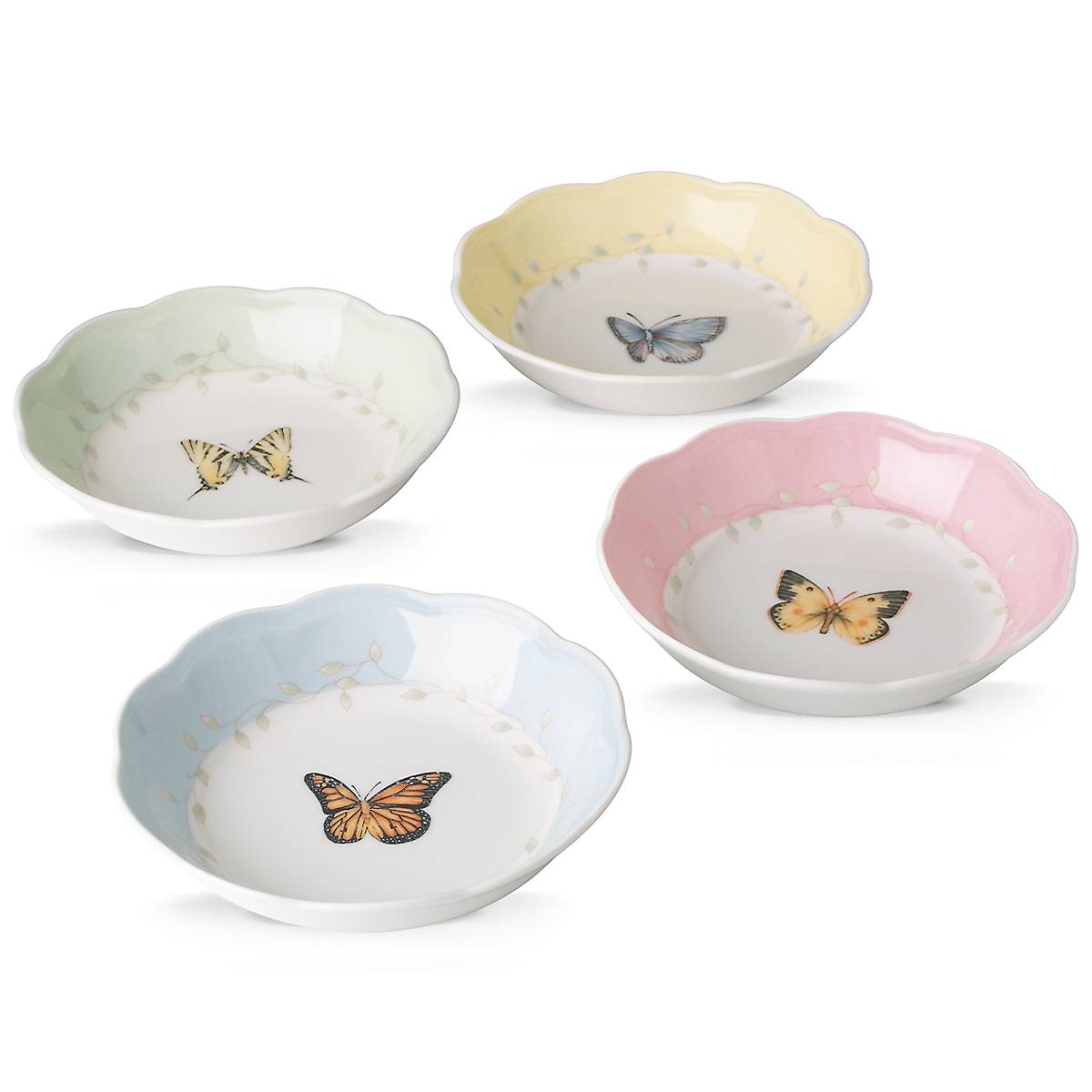 Lenox Premium Butterfly Meadow Fruit Bowls, Set 4 - Image 4