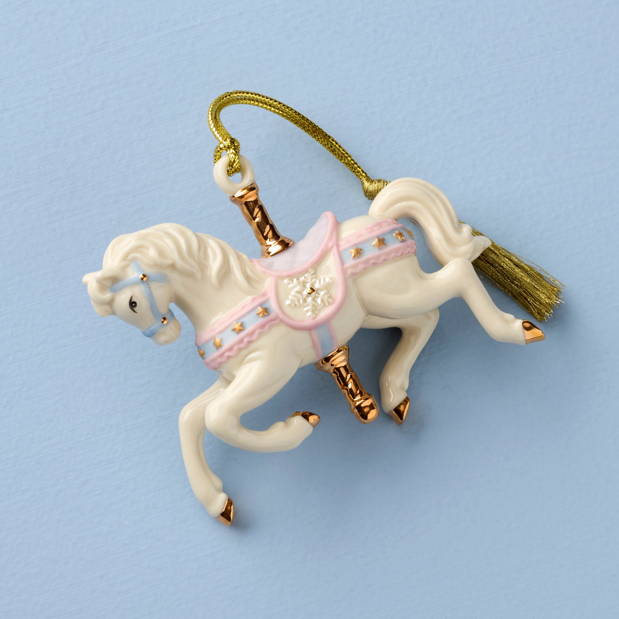 Lenox Premium Snowflake Carousel Horse Ornament - Image 2