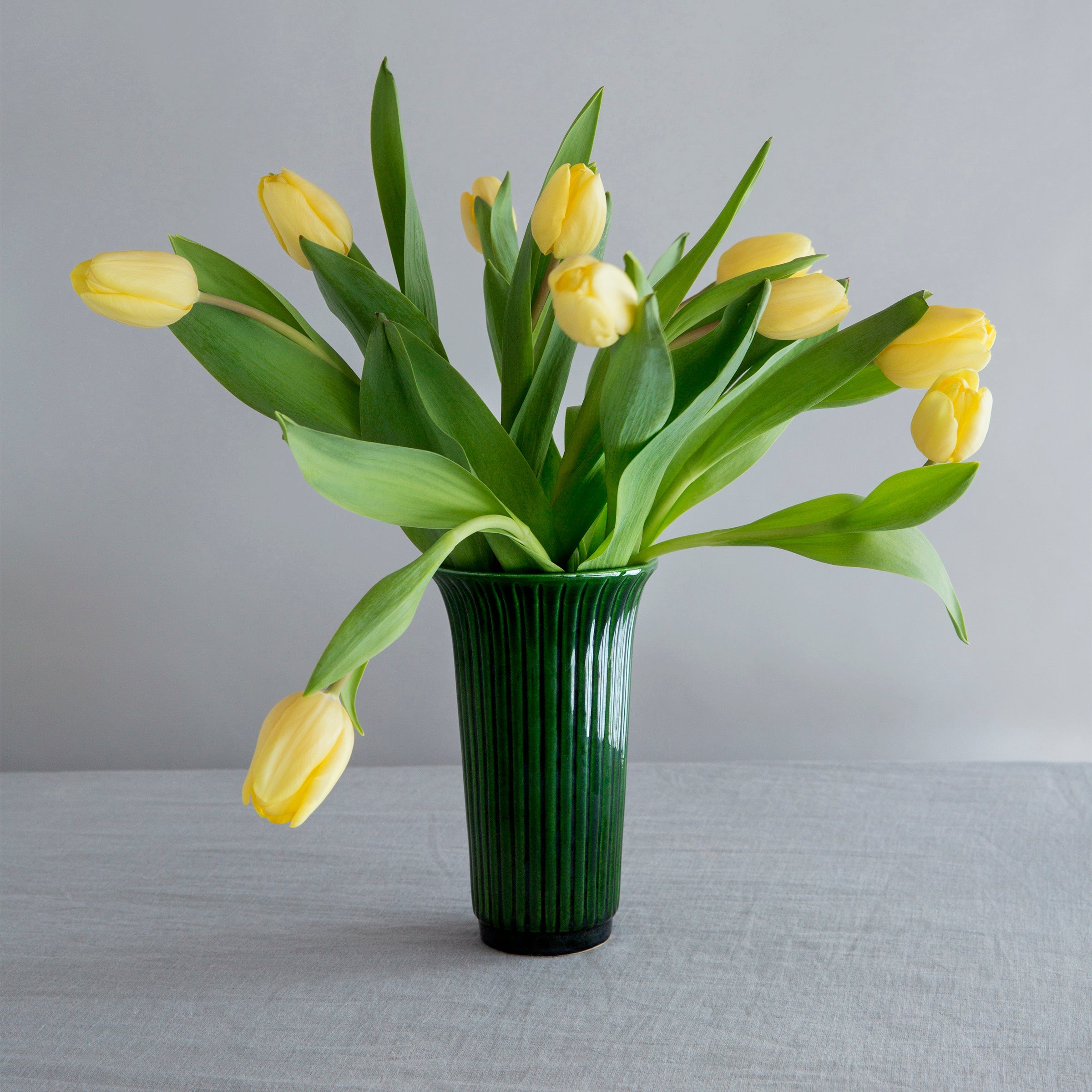 Lenox Premium Daisy Emerald Green Glazed Vase - Image 2