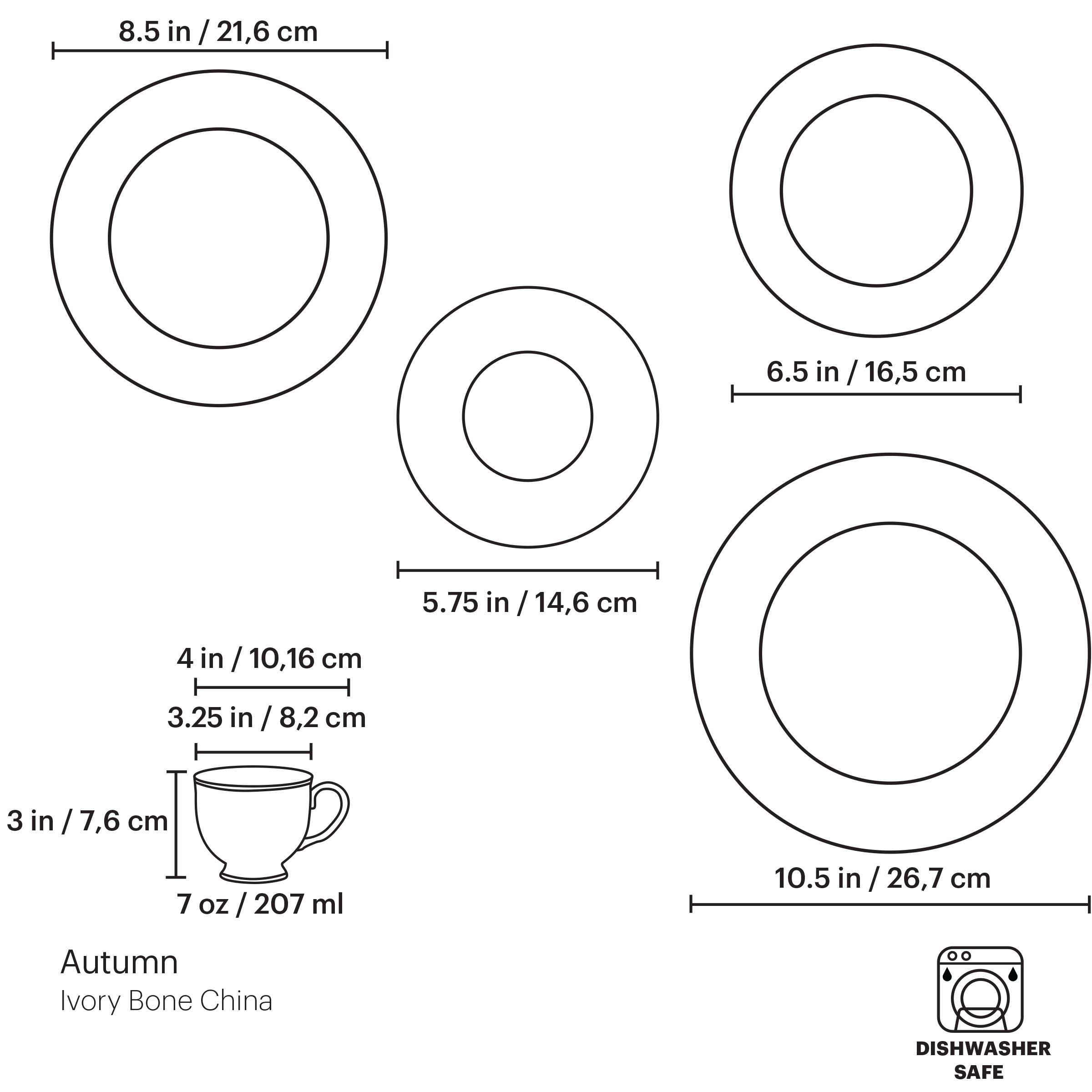 Lenox Premium Autumn 5-Piece Place Setting - Image 13