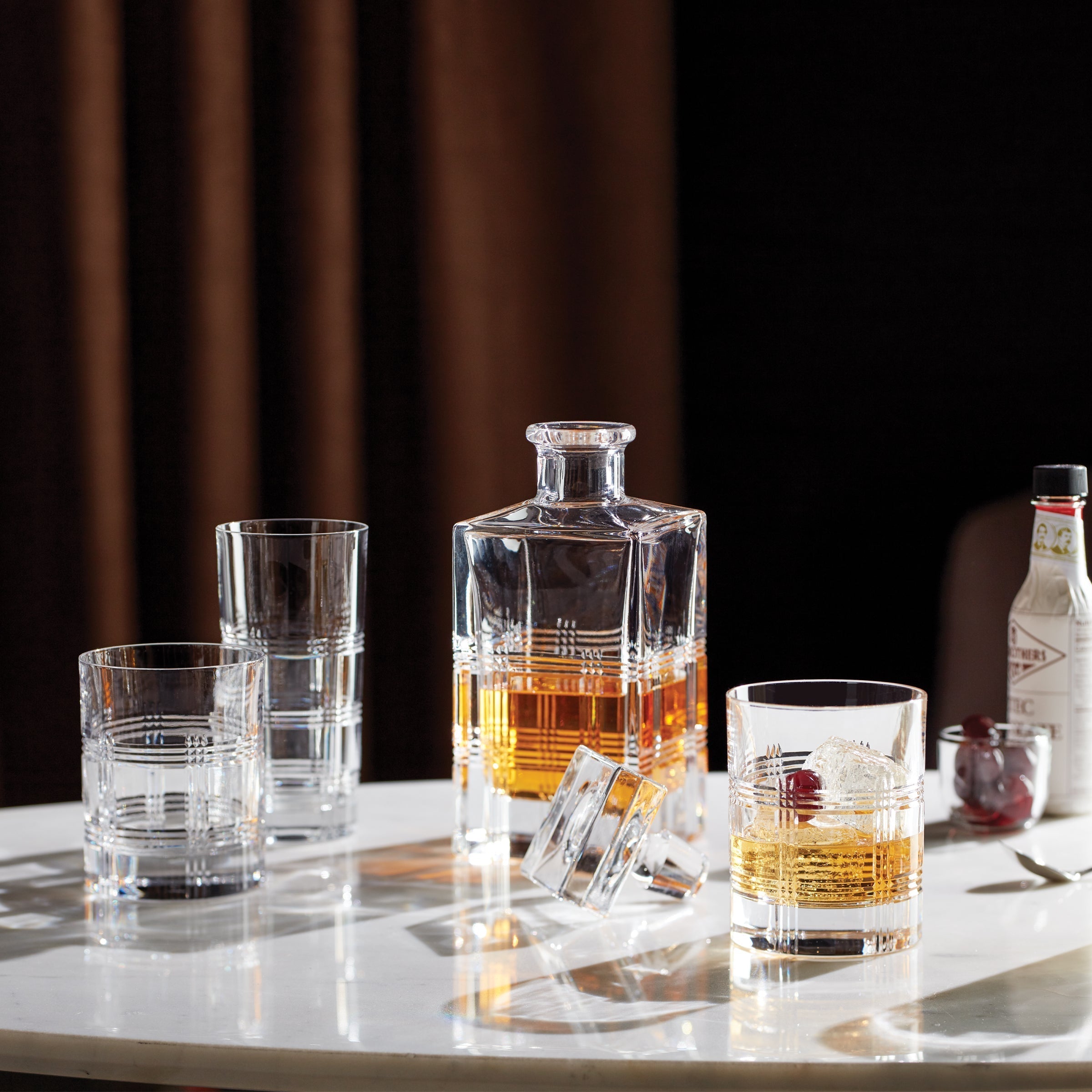 Lenox Premium Hudson Crystal Double Old Fashion Glasses, Set of 4 - Image 2