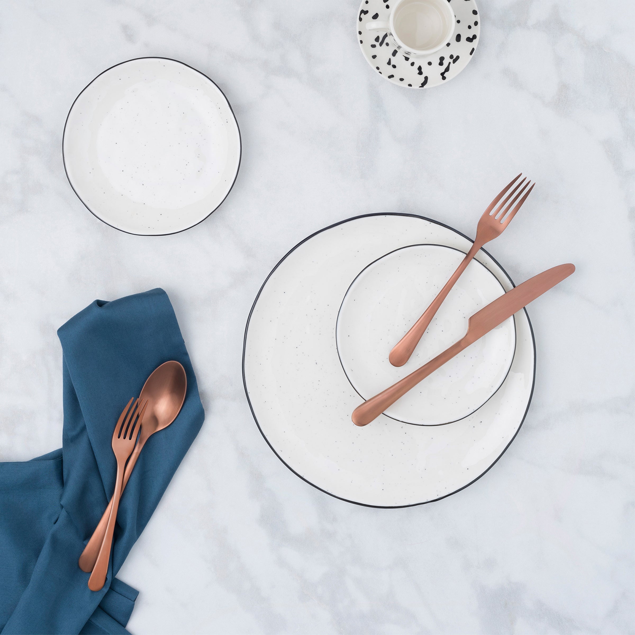 Lenox Premium Mirabella Copper Titanium Satin 20-Piece Flatware Set - Image 4
