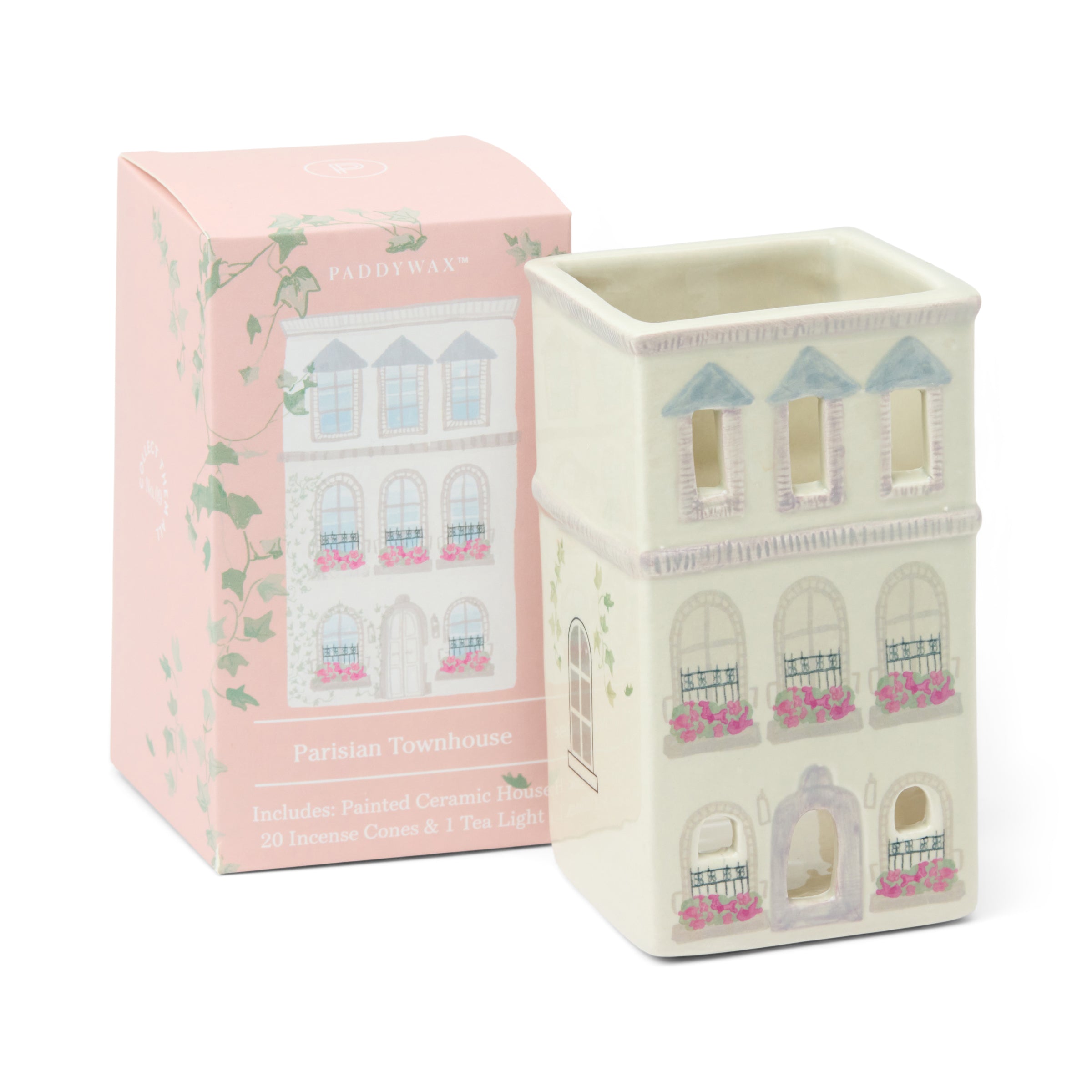 Lenox Premium Parisian Townhouse Incense & Tea Light Holder