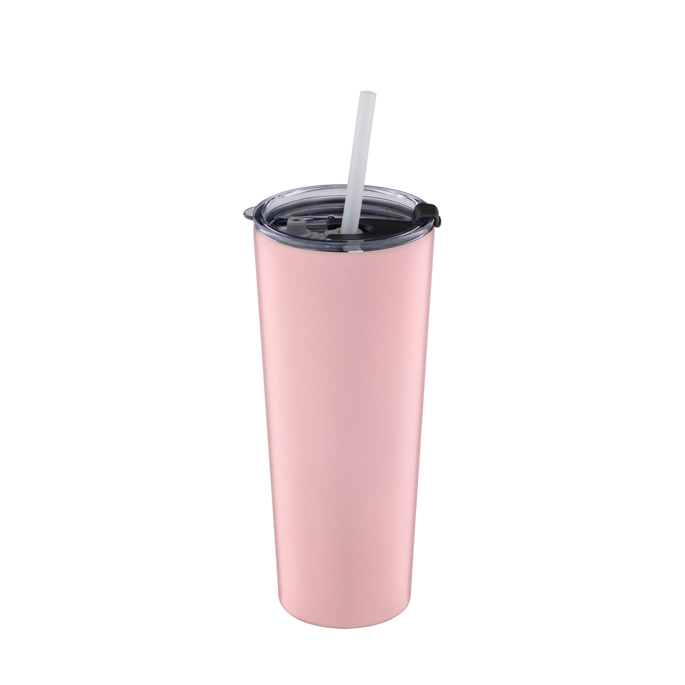 Lenox Premium Pink Insulated Tumbler with Straw