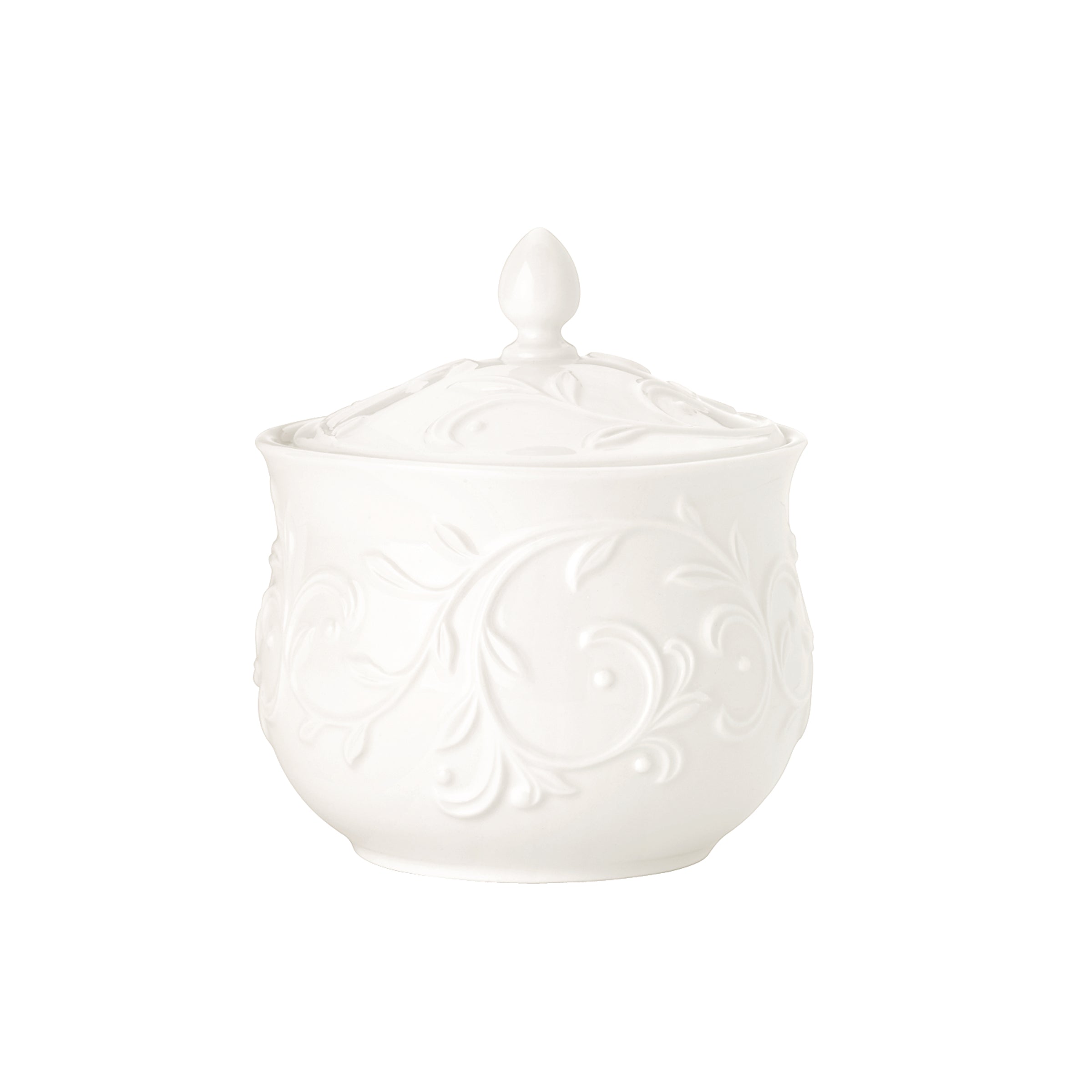 Lenox Premium Opal Innocence Carved Sugar Bowl