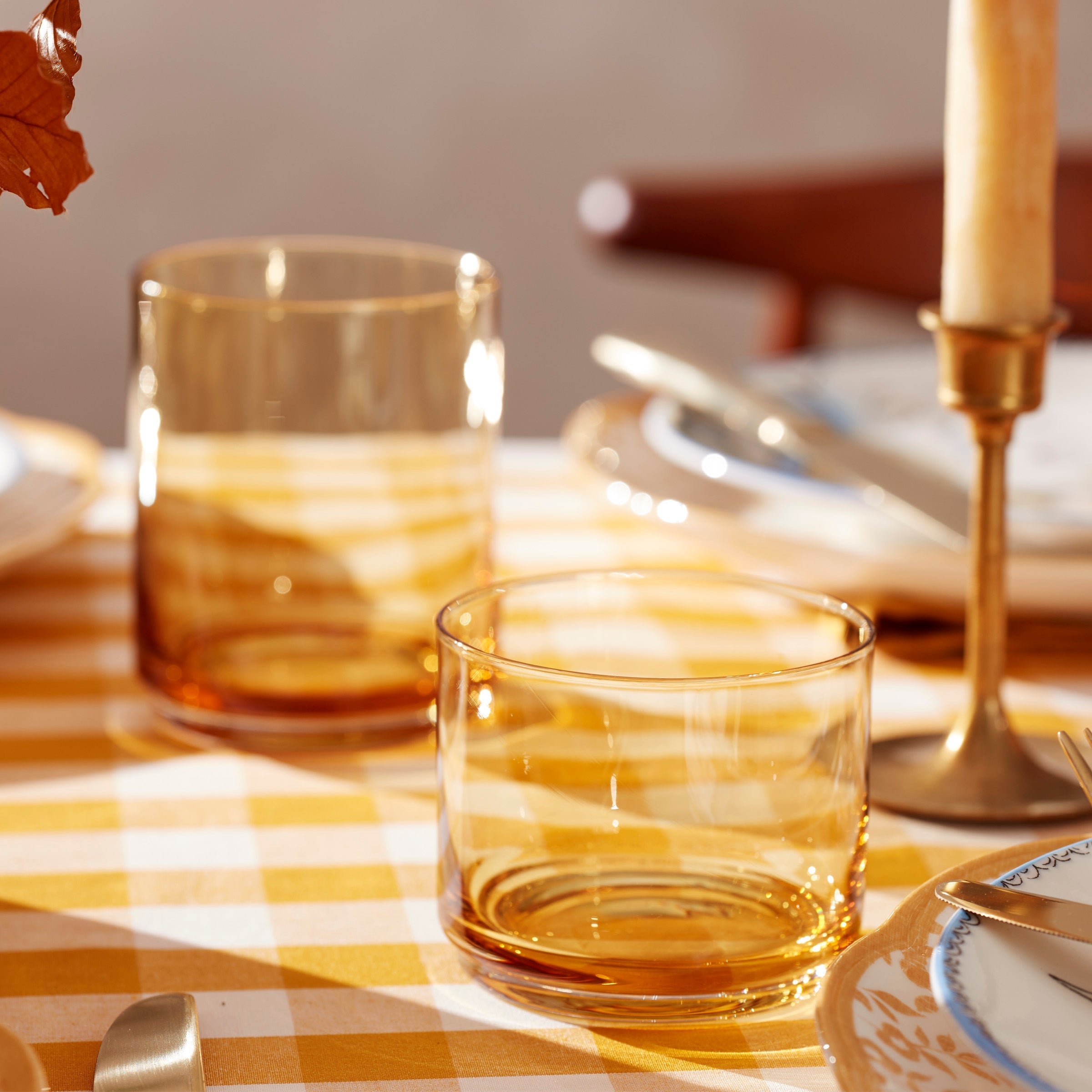 Lenox Premium Tuscany Classics Stackable Amber Tall Glasses, Set of 4 - Image 9